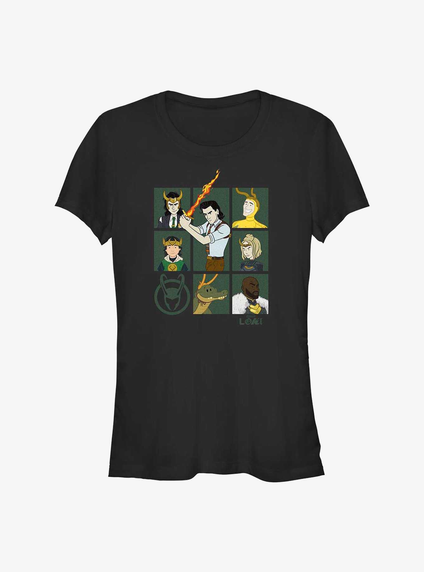Marvel Loki Cartoon Loki's Girls T-Shirt, , hi-res