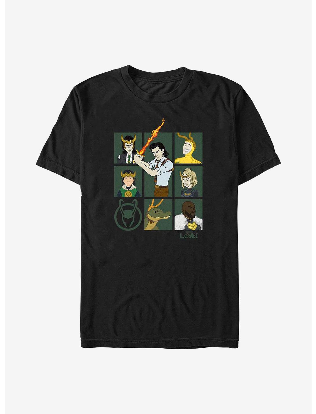 Marvel Loki Cartoon Loki's T-Shirt, BLACK, hi-res