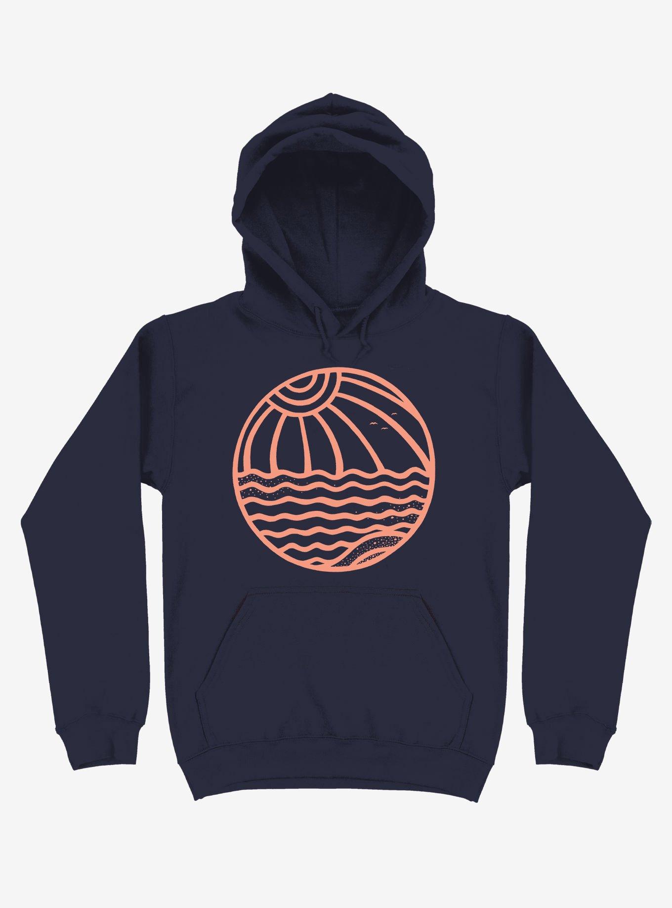 Beach Ball Art Hoodie, NAVY, hi-res