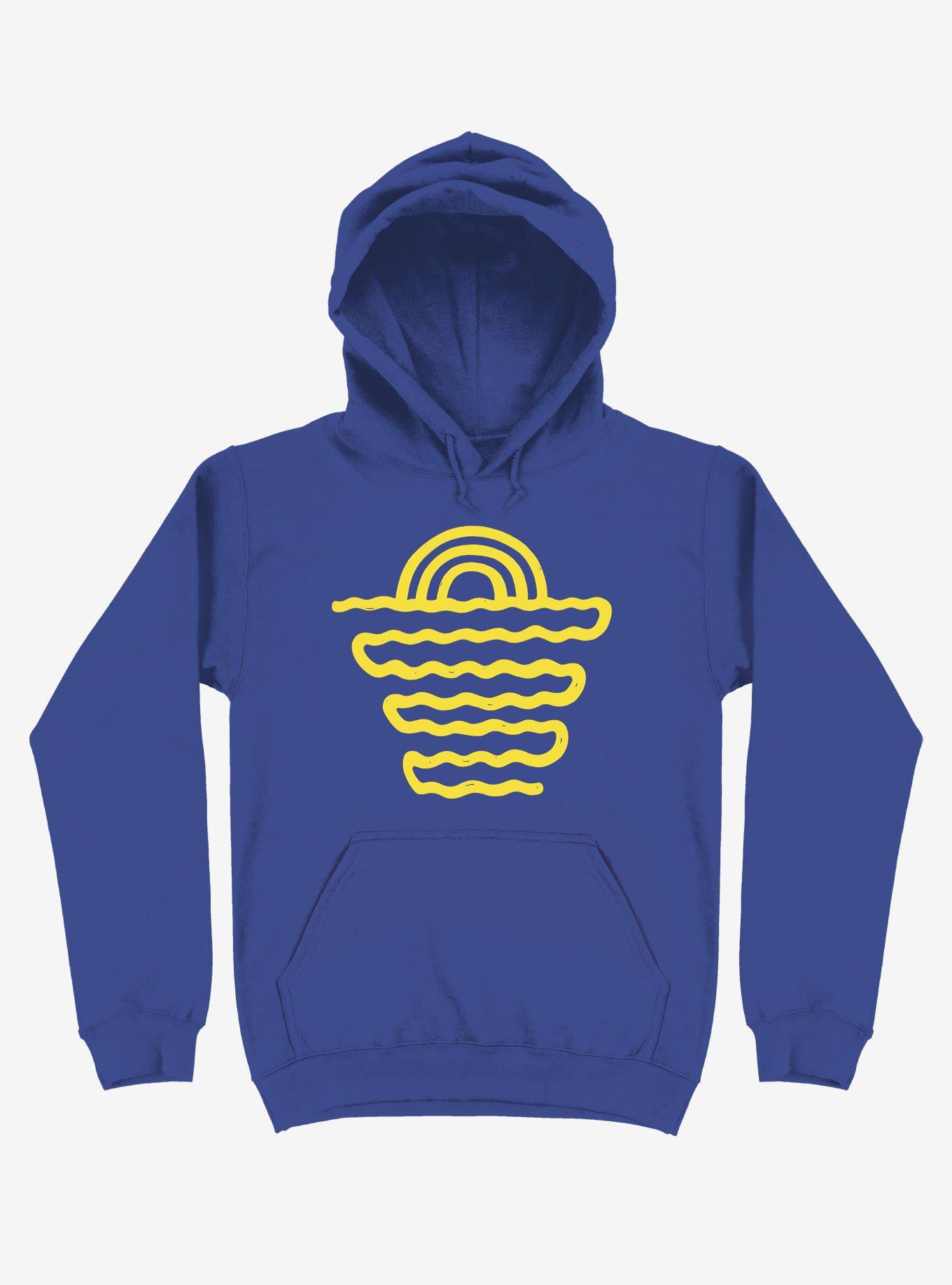 Coastline Art Hoodie, ROYAL, hi-res