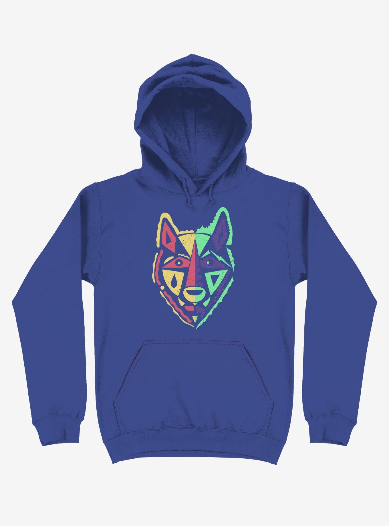 Day And Night Wolf Art Hoodie, , hi-res