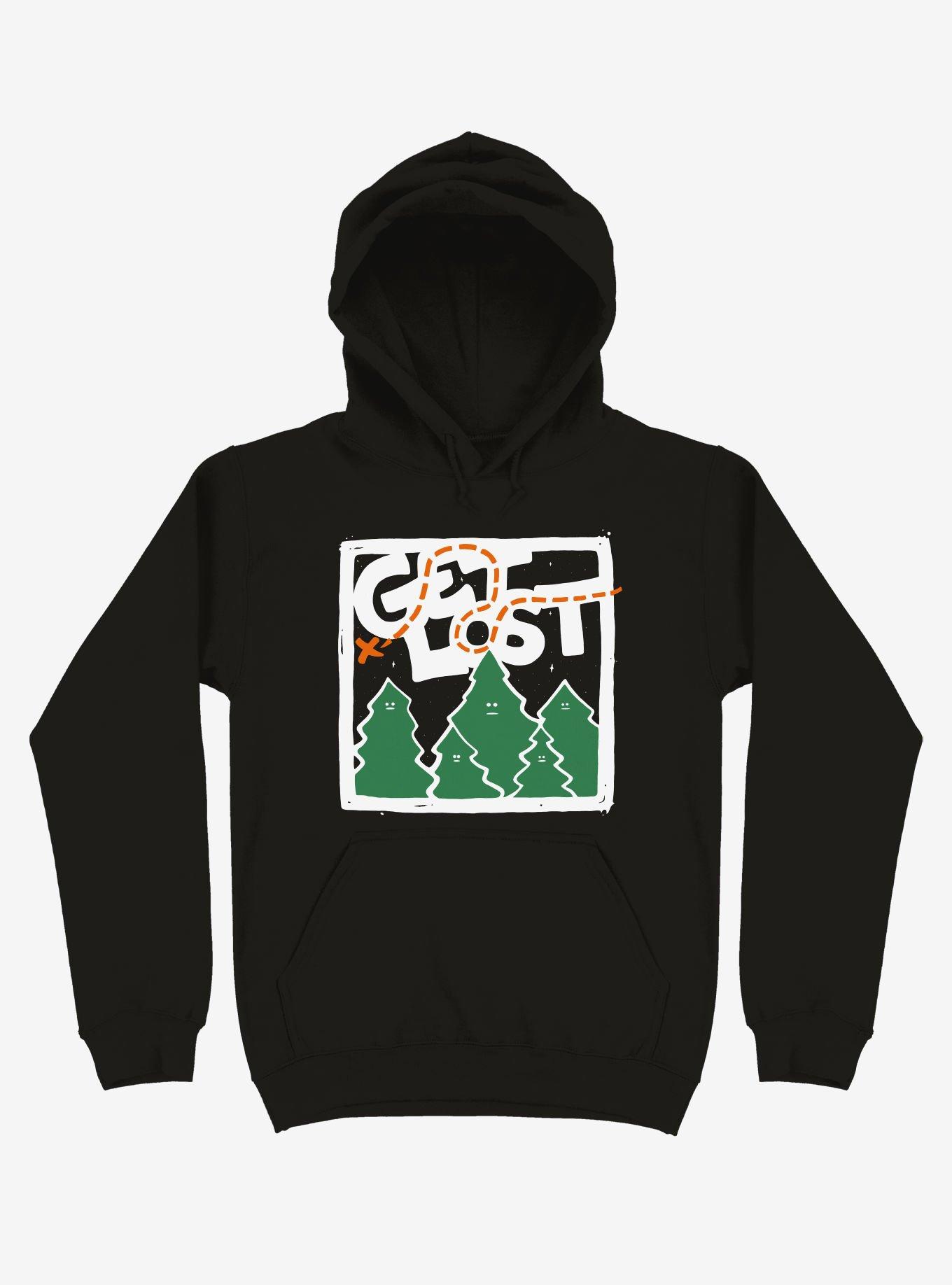 Get Lost Forest Map Hoodie, , hi-res