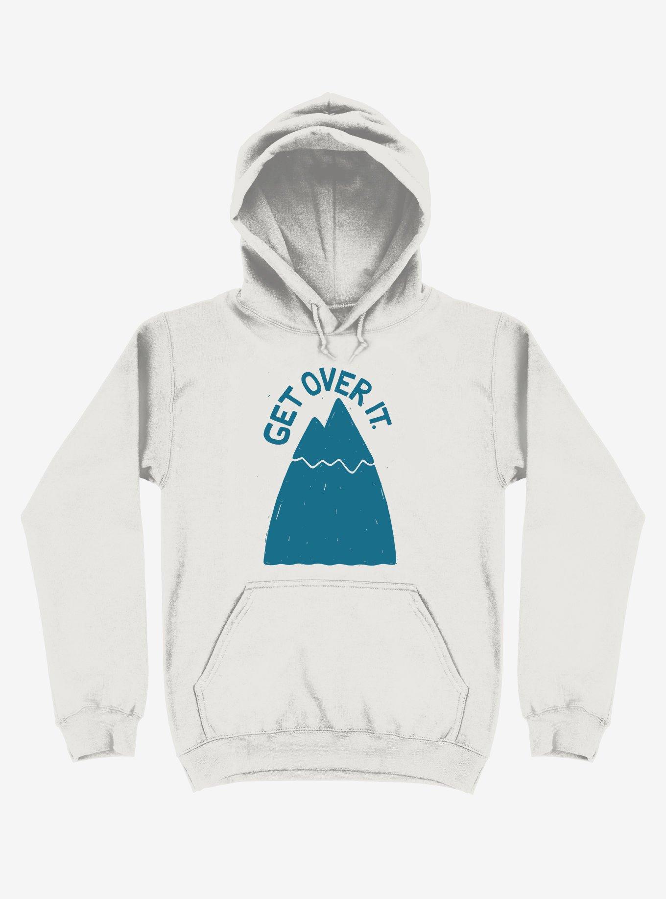 Get Over It Mountain Hoodie, WHITE, hi-res