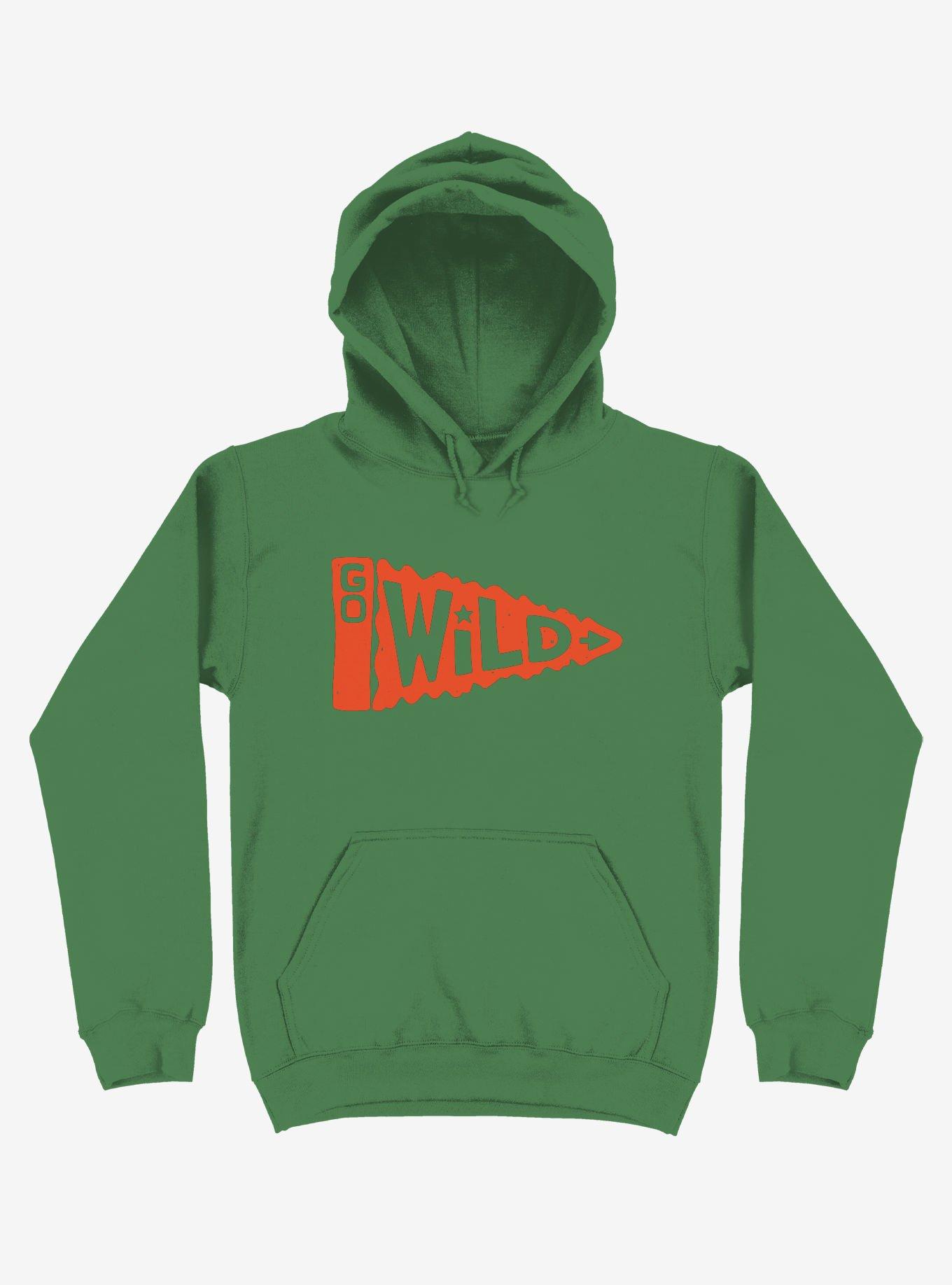 Go Wild Hoodie, KELLY GREEN, hi-res