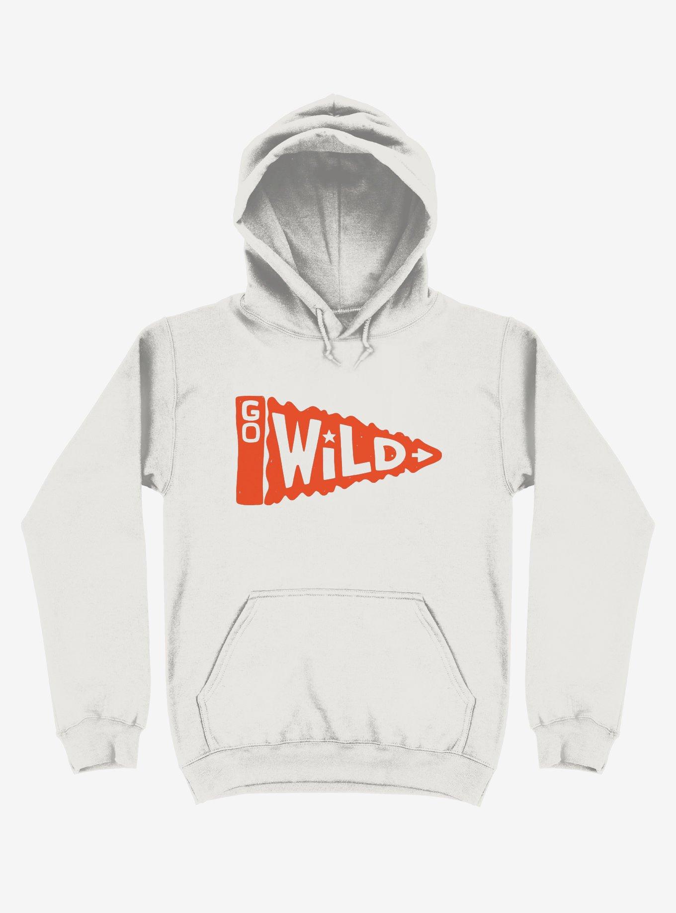 Go Wild Hoodie, WHITE, hi-res