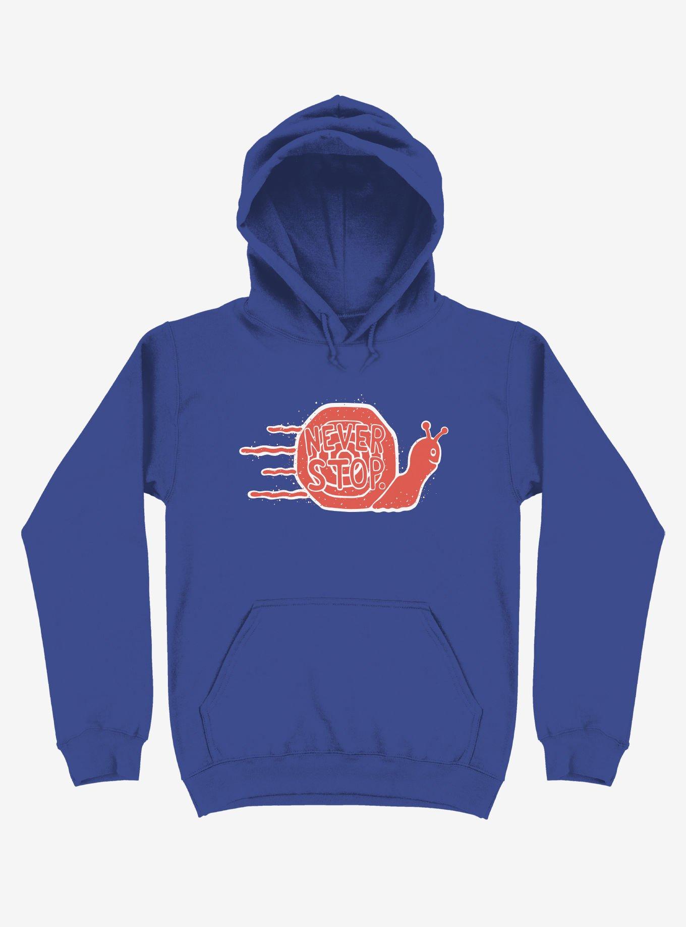 Never Stop Snail Hoodie, , hi-res
