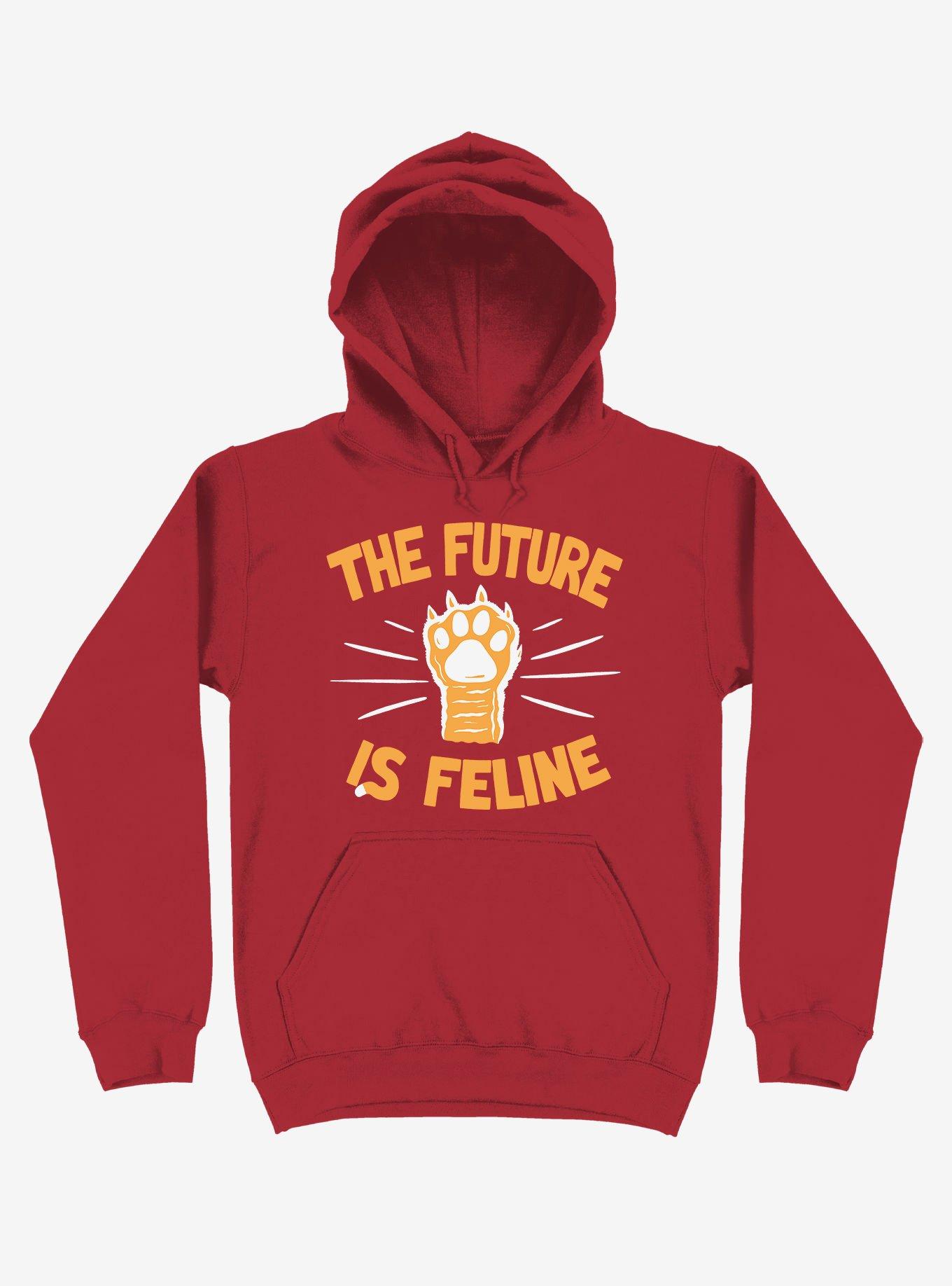 The Future Is Feline Cat Hoodie, , hi-res