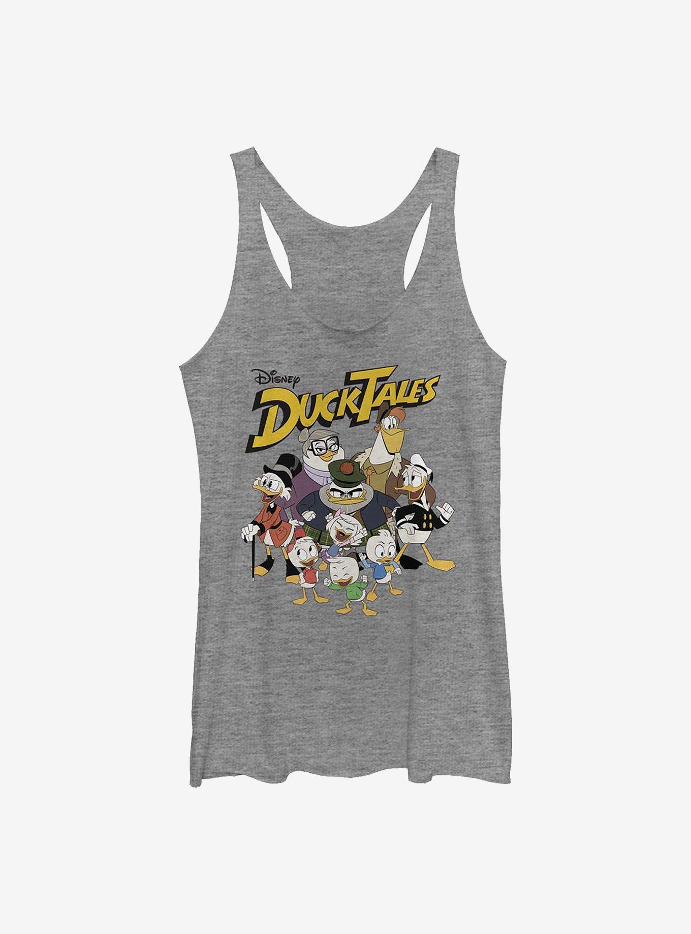 Disney Ducktales Group Girls Tank, GRAY HTR, hi-res