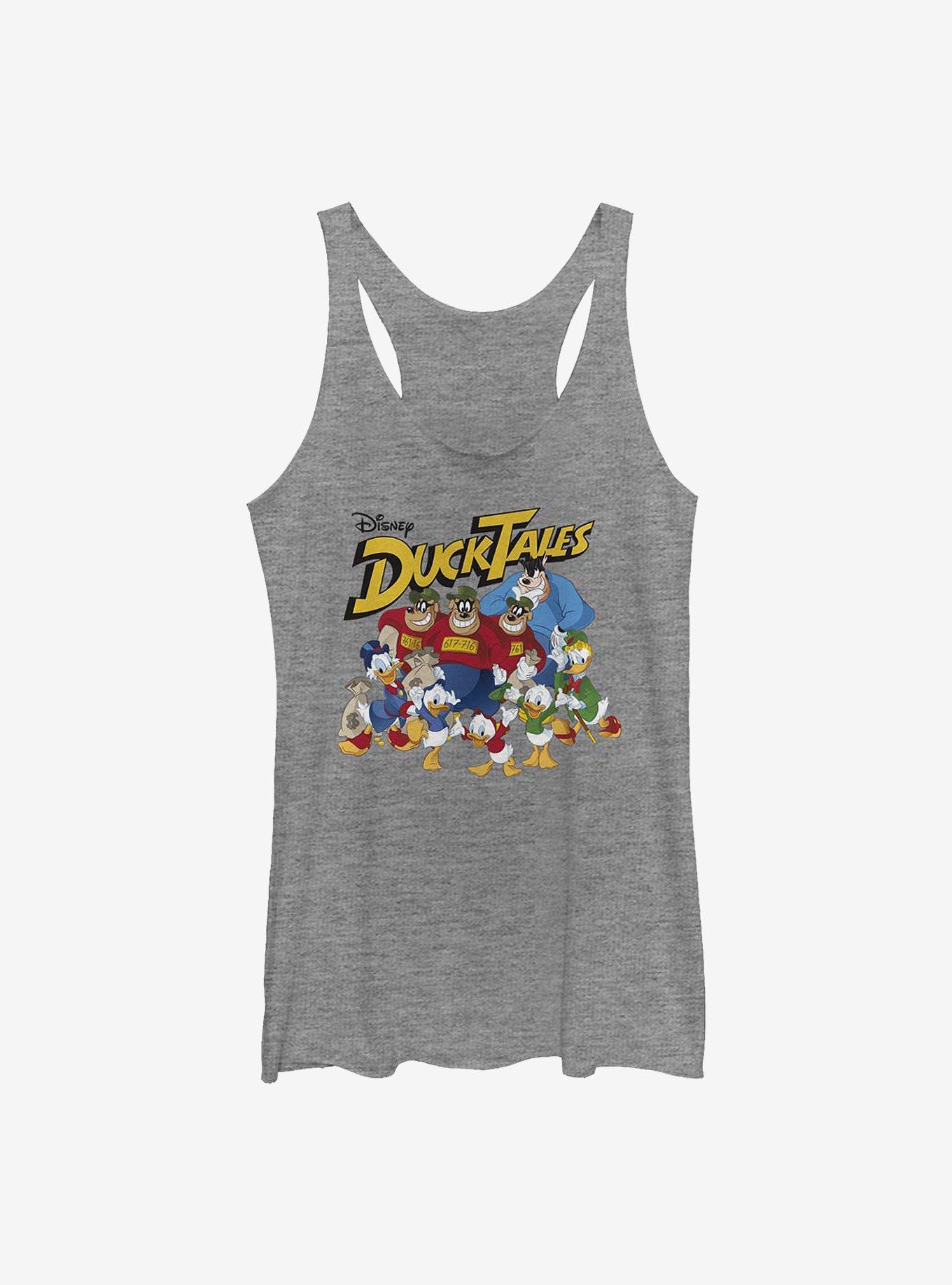 Disney Ducktales Group Shot Girls Tank, GRAY HTR, hi-res