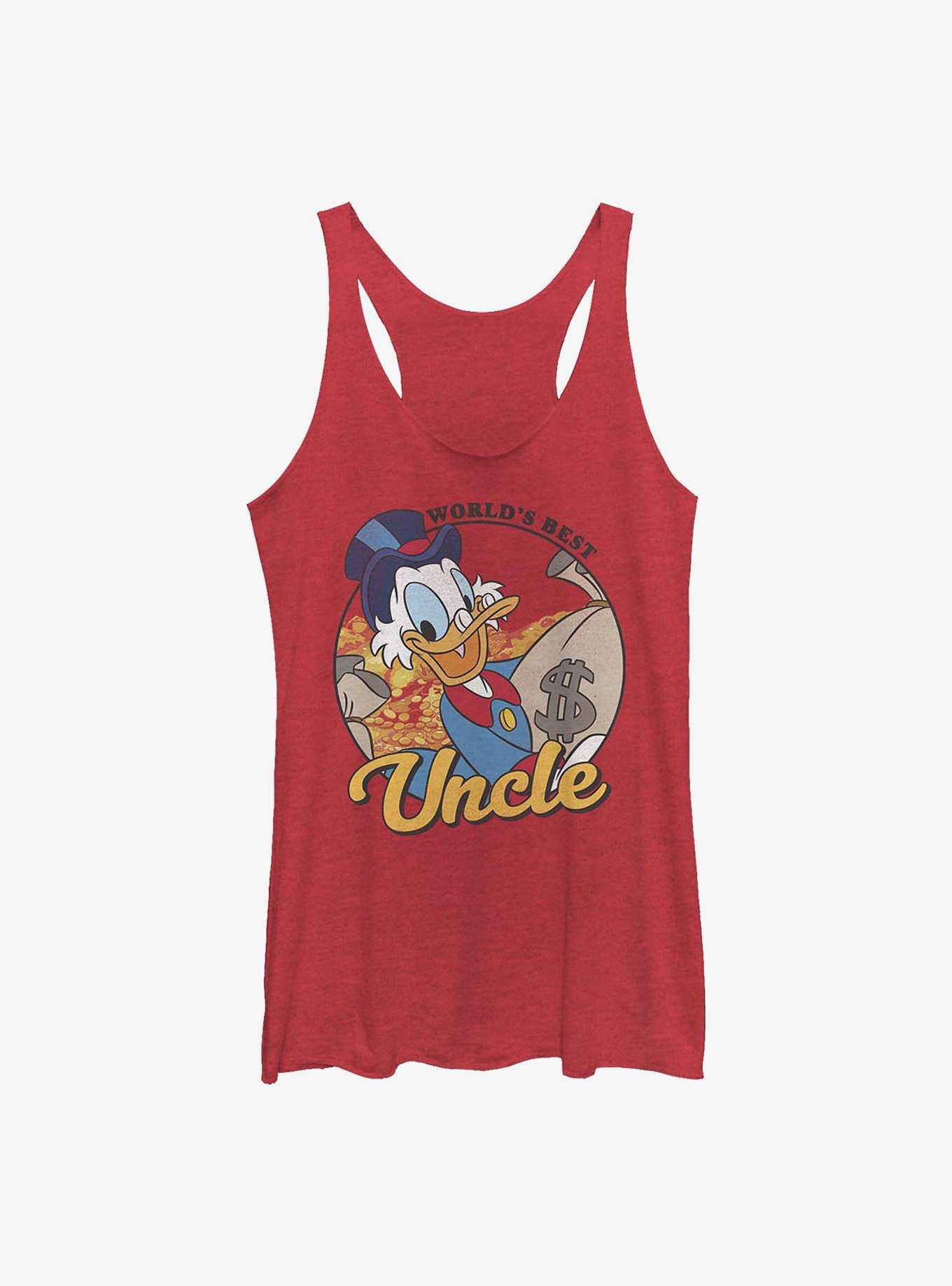 Disney Ducktales Scrooge Uncle Girls Tank Htr, , hi-res