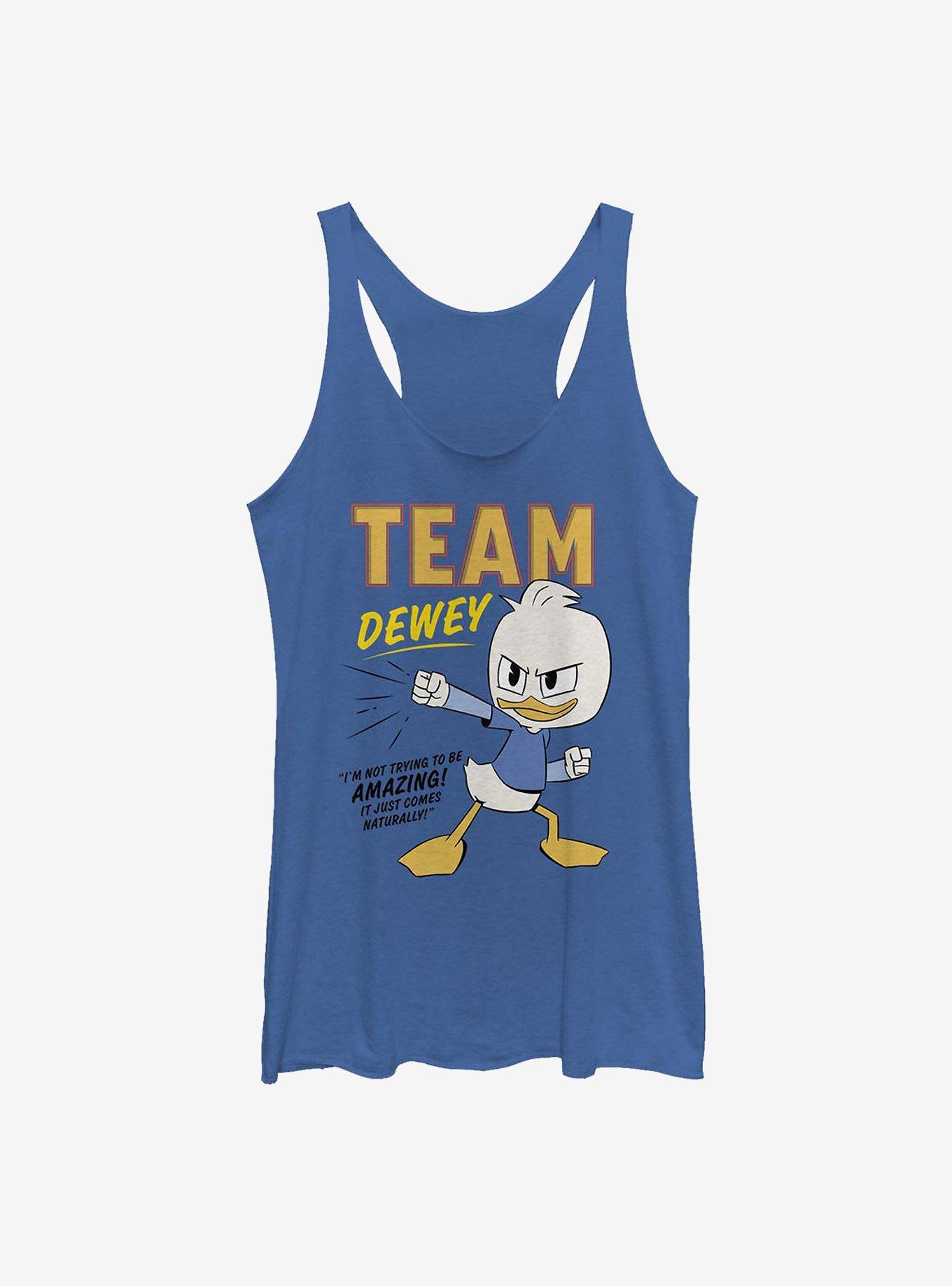 Disney Ducktales Team Dewey Girls Tank, ROY HTR, hi-res