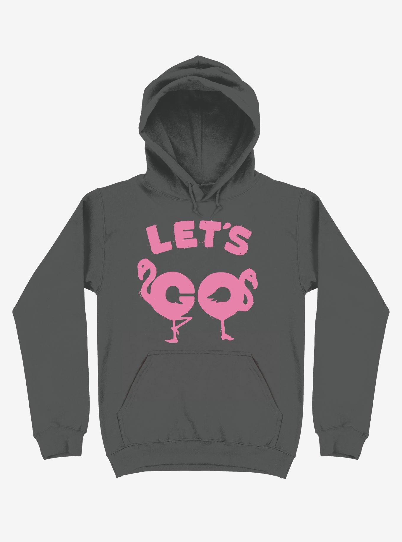 Let's Go Flamingo! Hoodie, ASPHALT, hi-res