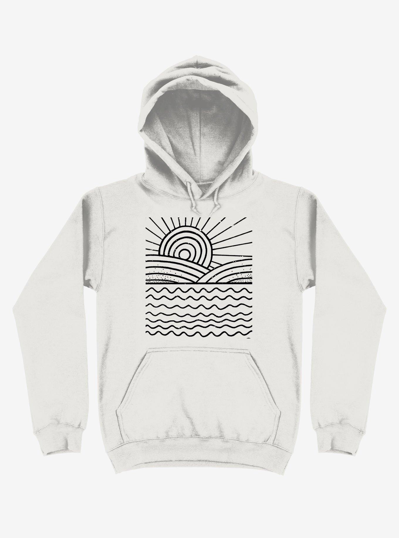 Ocean And Sun Art Hoodie, , hi-res
