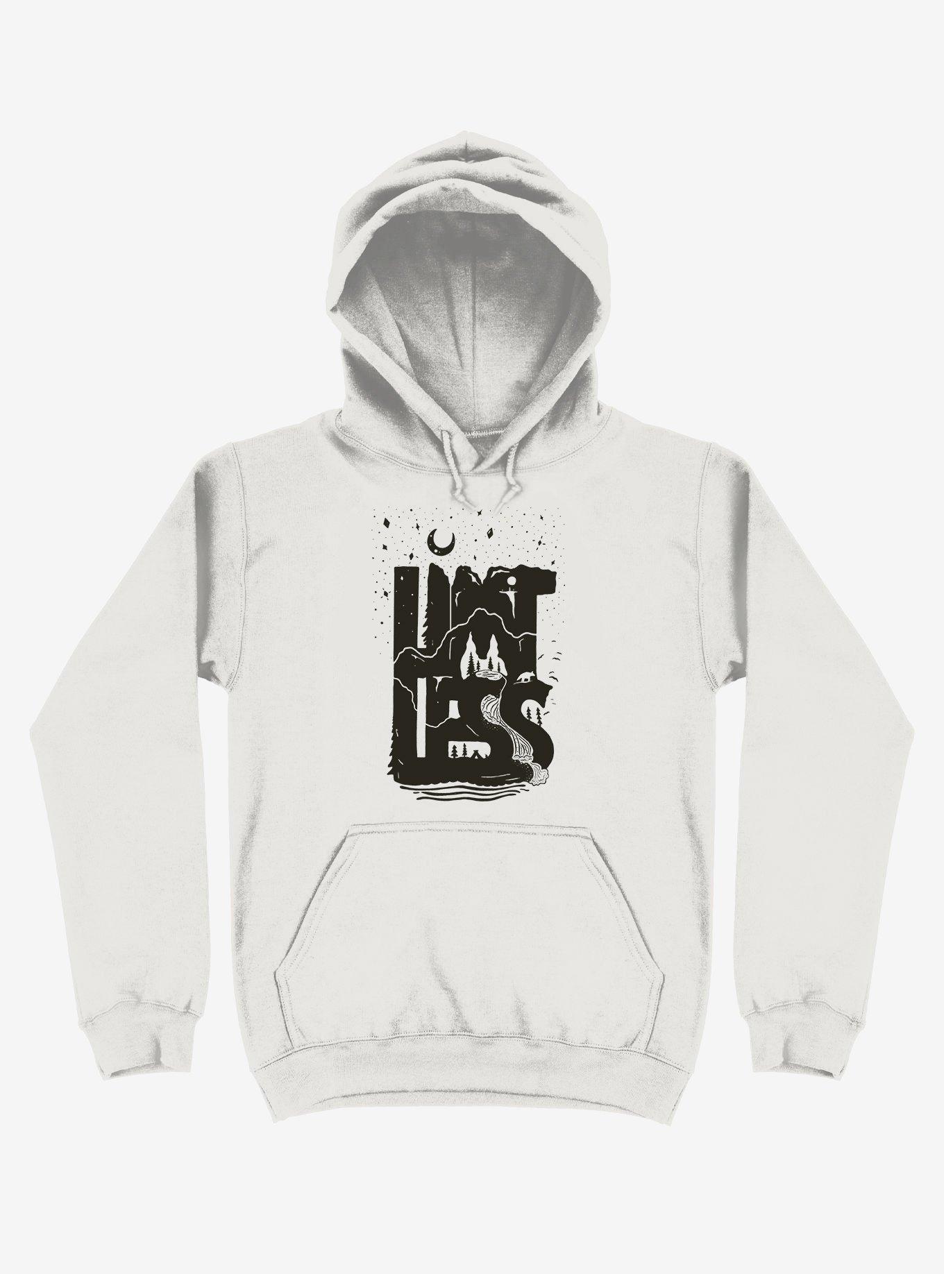 Limitless Forest Hoodie, WHITE, hi-res