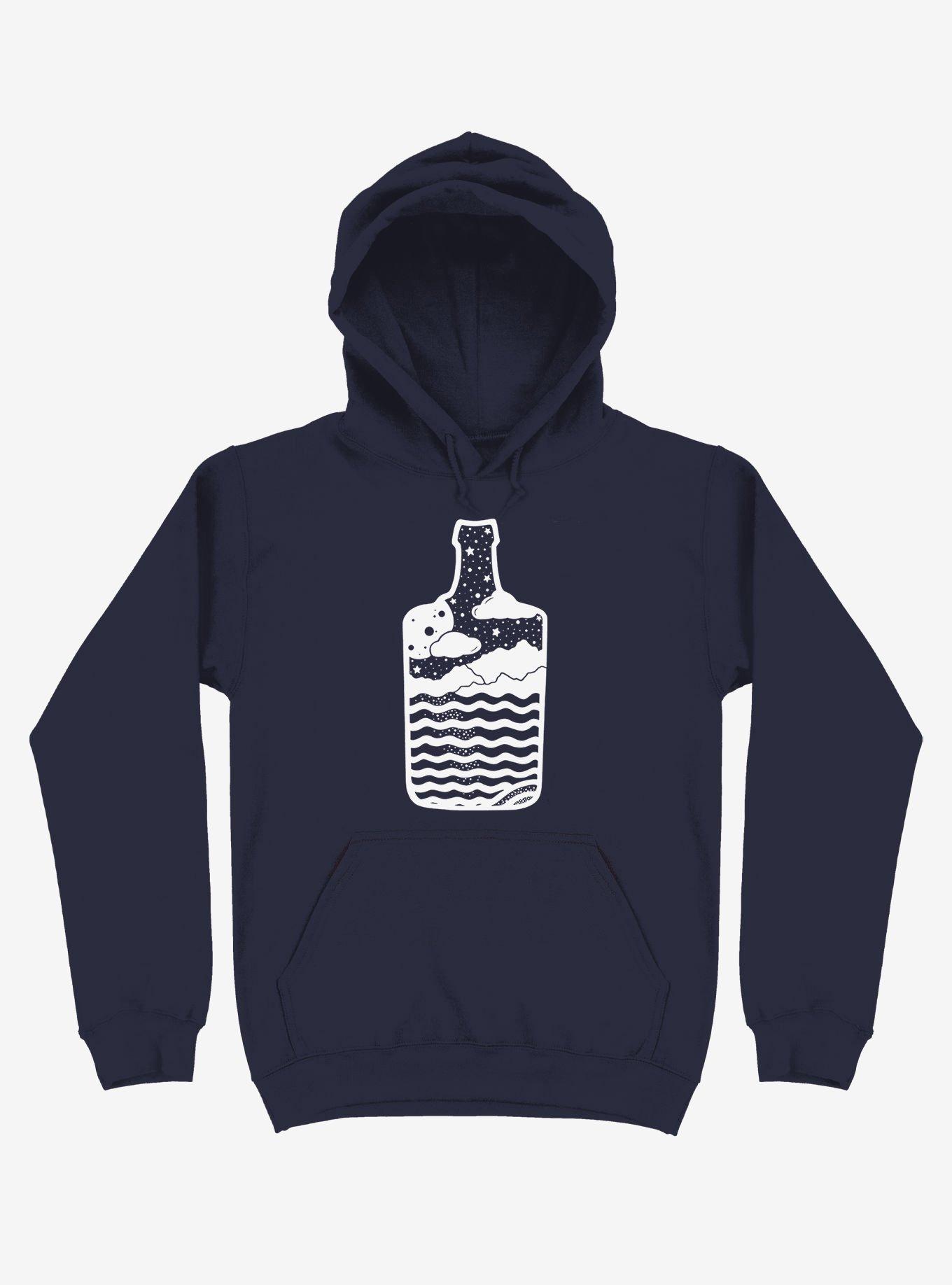 Moonshine Stars Night Sky Hoodie, NAVY, hi-res