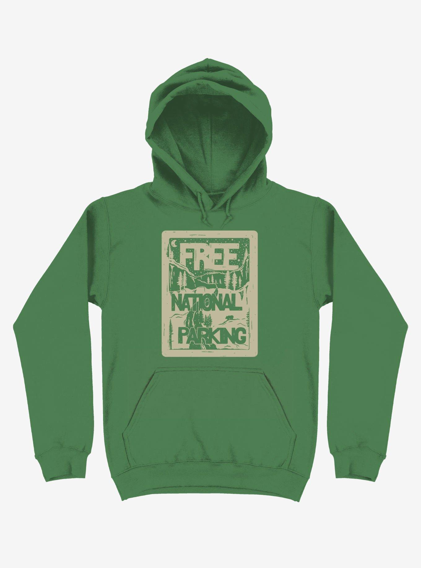 Free National Parking Forest Hoodie, KELLY GREEN, hi-res
