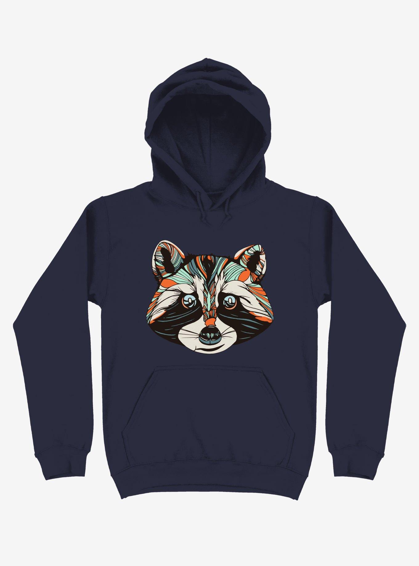 Raccoon Art Hoodie, , hi-res