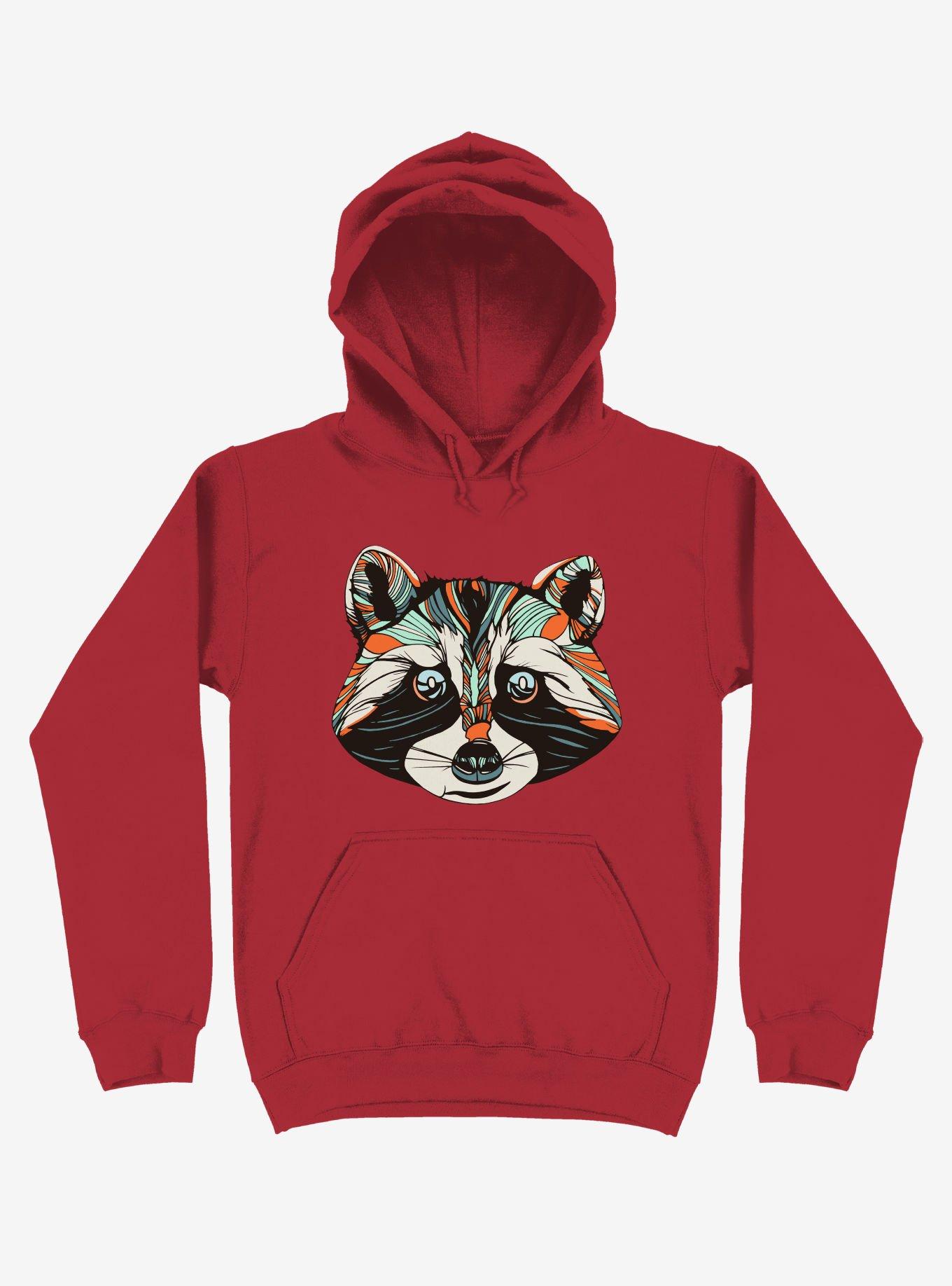 Raccoon Art Hoodie, , hi-res