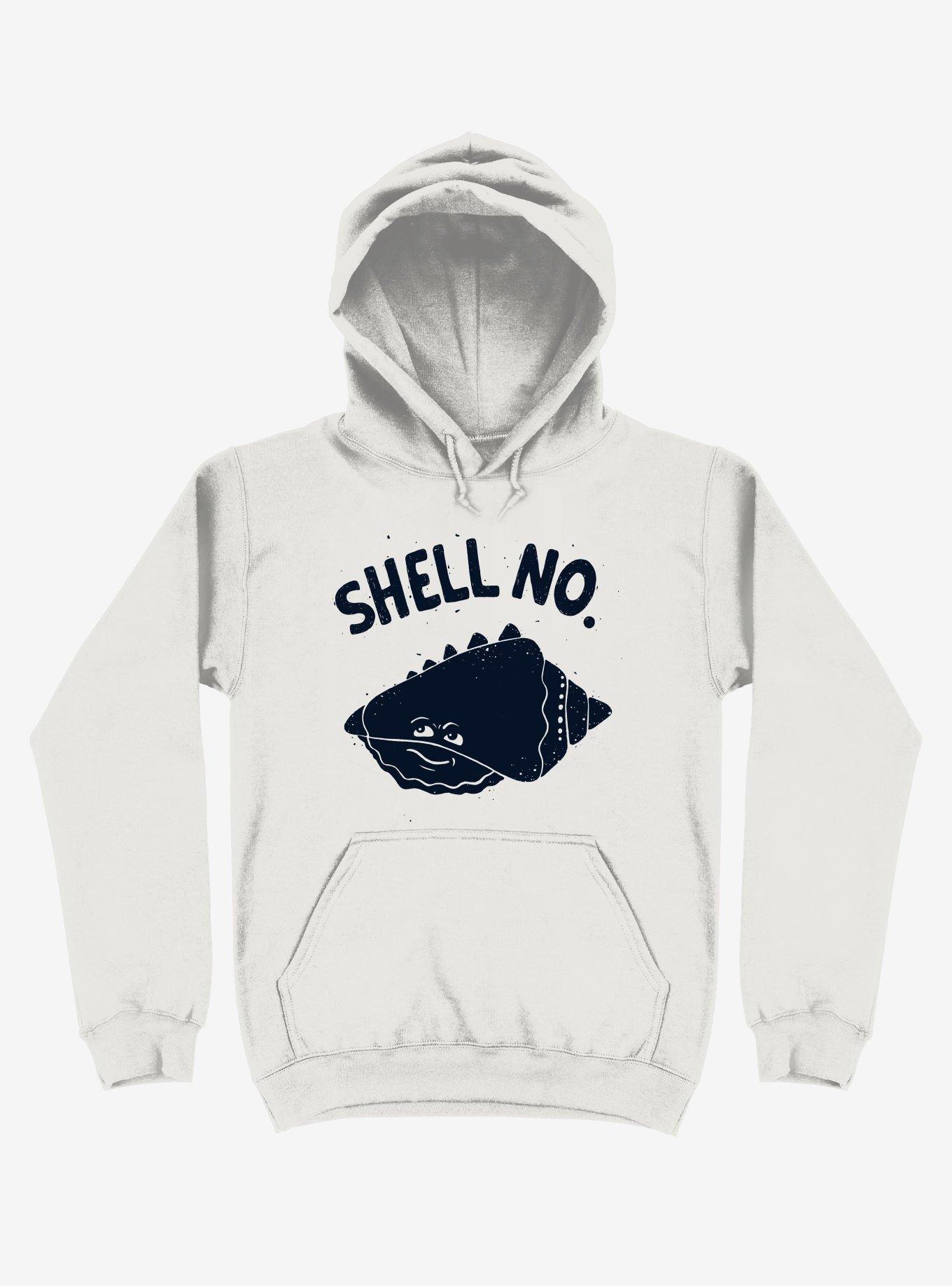 Shell No Hoodie, WHITE, hi-res