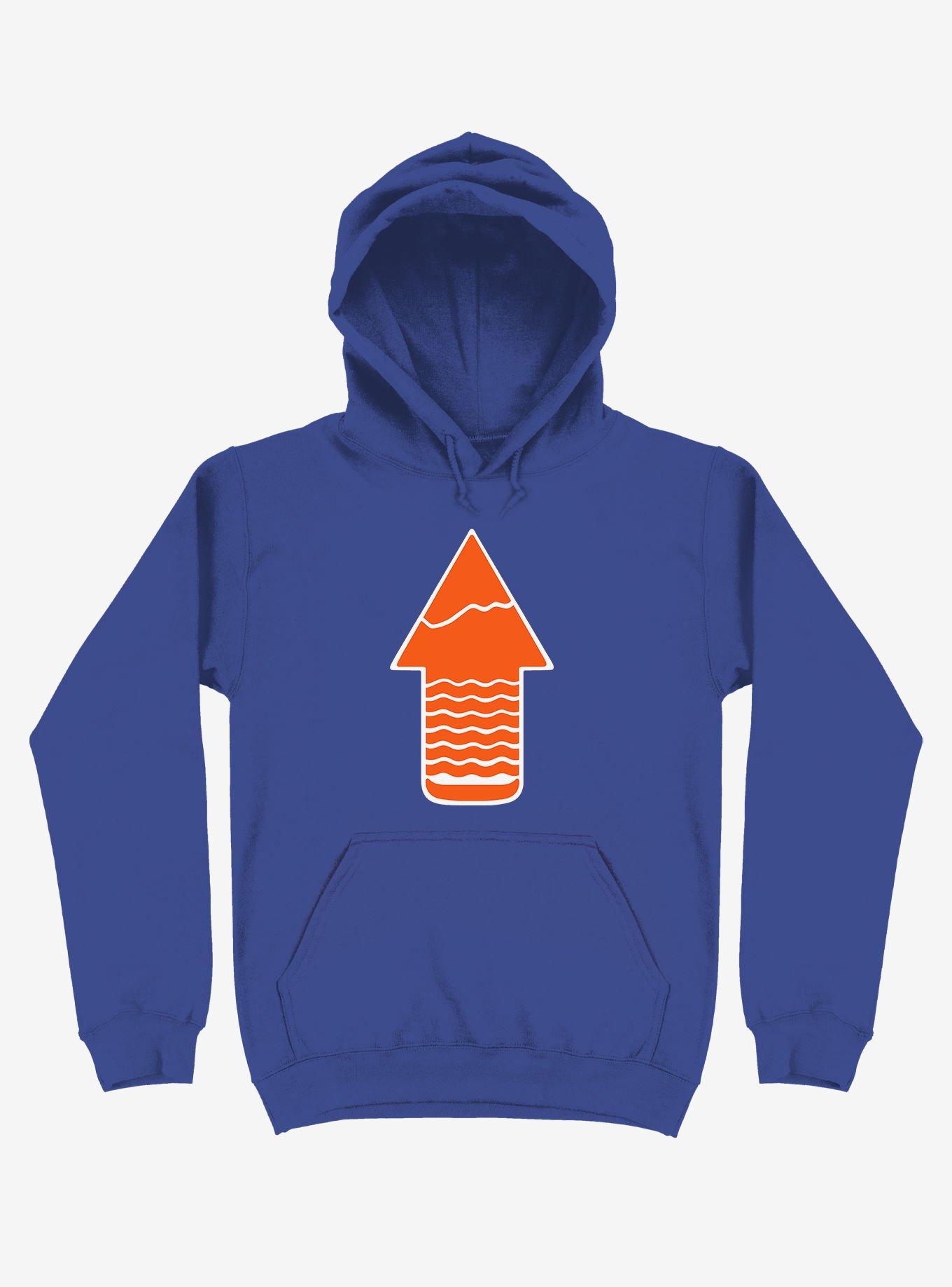 Take A Hike Up Arrow Art Hoodie, , hi-res
