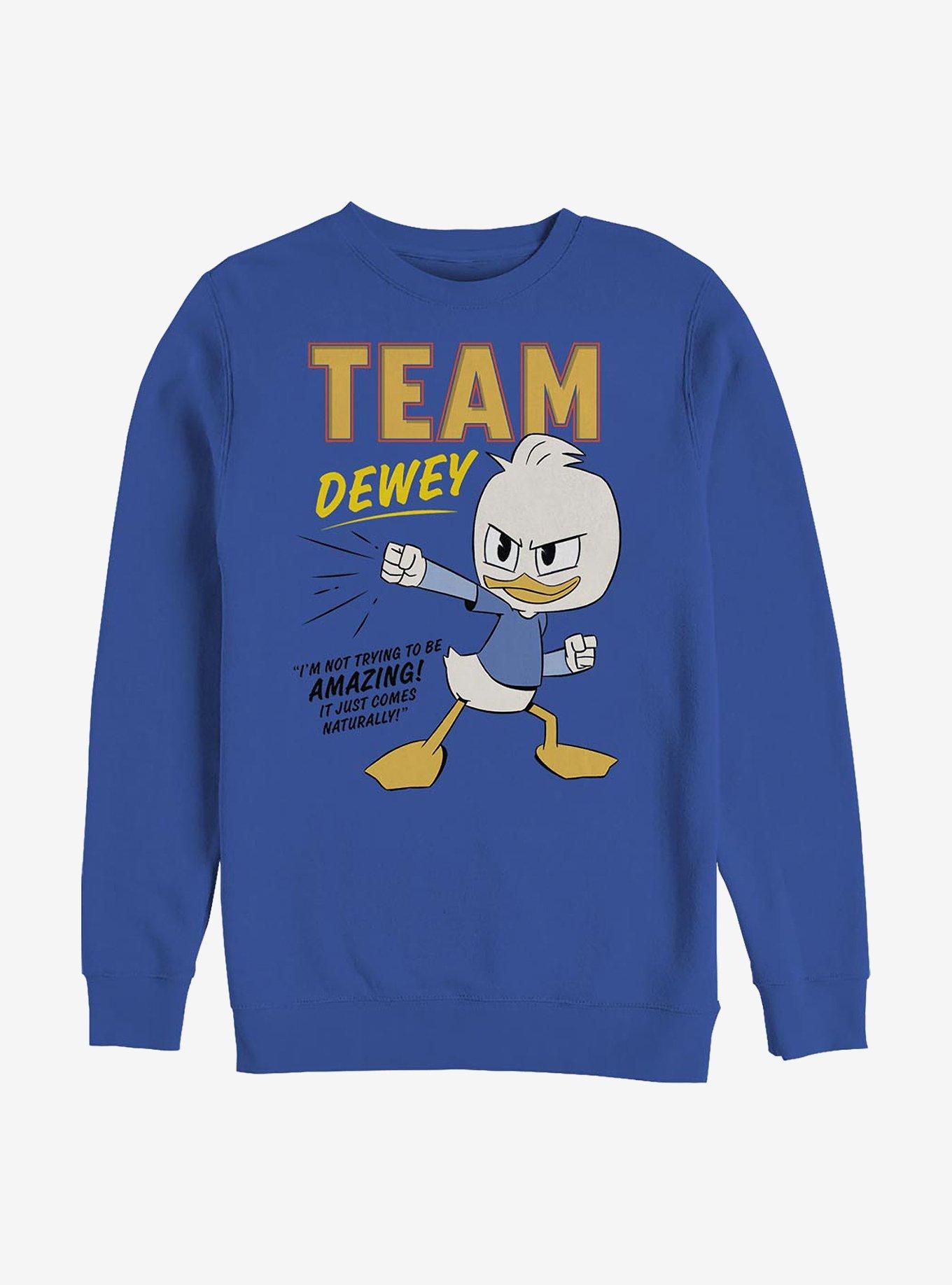 Disney Ducktales Team Dewey Crew Sweatshirt