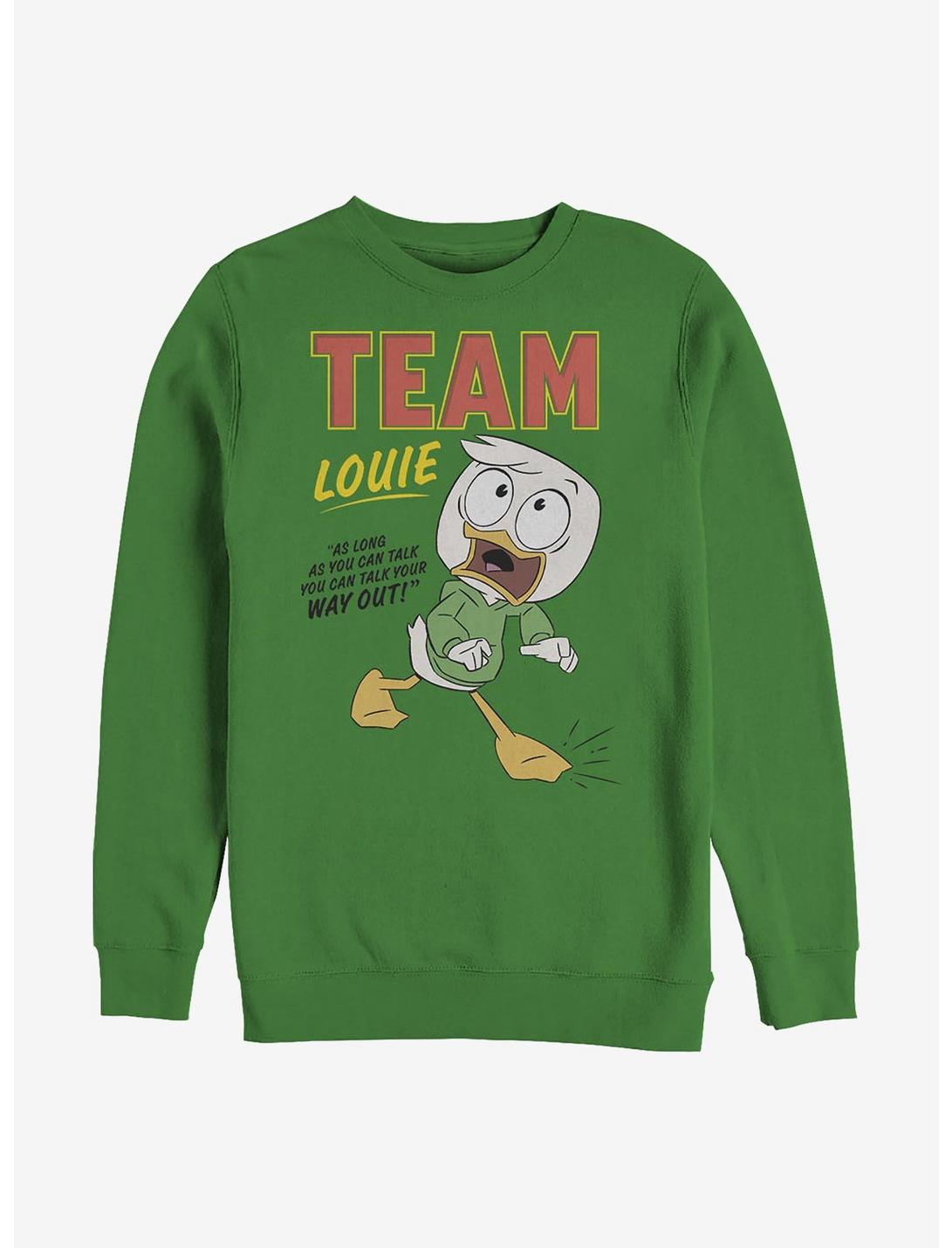 Disney Ducktales Team Louie Crew Sweatshirt, KELLY, hi-res