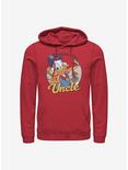 Disney Ducktales Scrooge Uncle Hoodie, RED, hi-res
