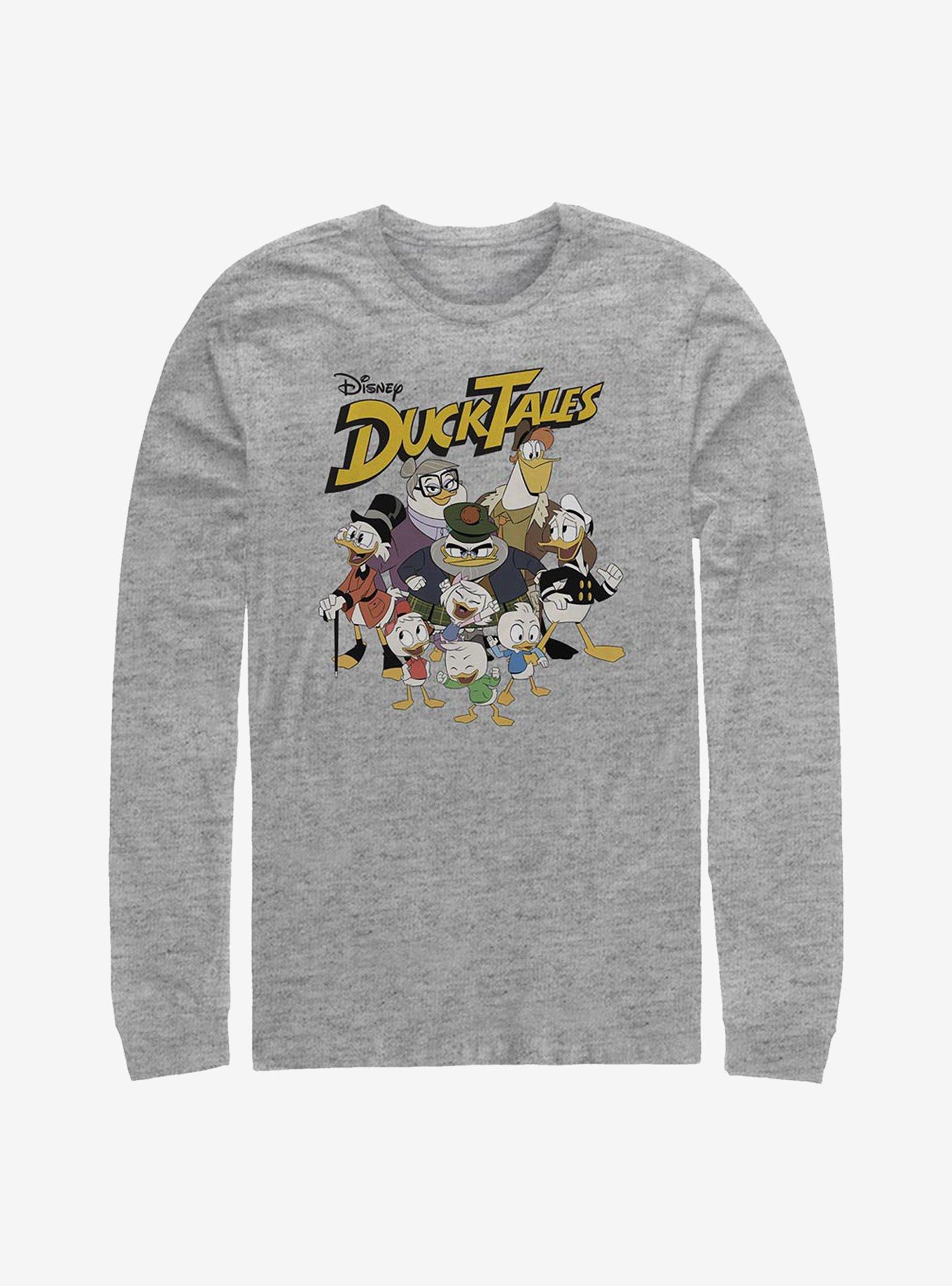 Disney Ducktales Group Long-Sleeve T-Shirt, ATH HTR, hi-res
