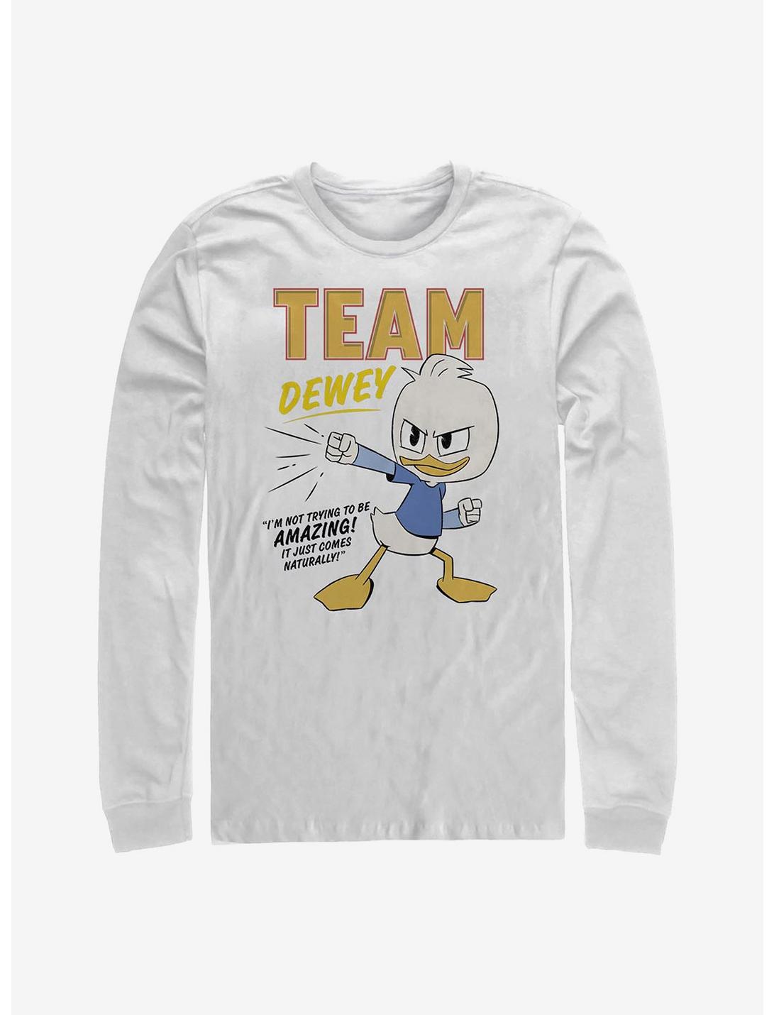 Disney Ducktales Team Dewey Long-Sleeve T-Shirt, WHITE, hi-res