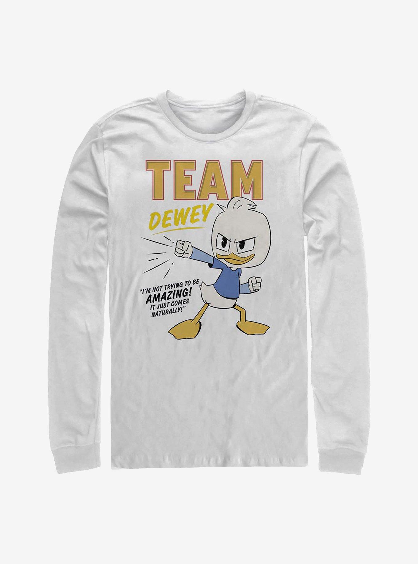 Disney Ducktales Team Dewey Long-Sleeve T-Shirt, WHITE, hi-res