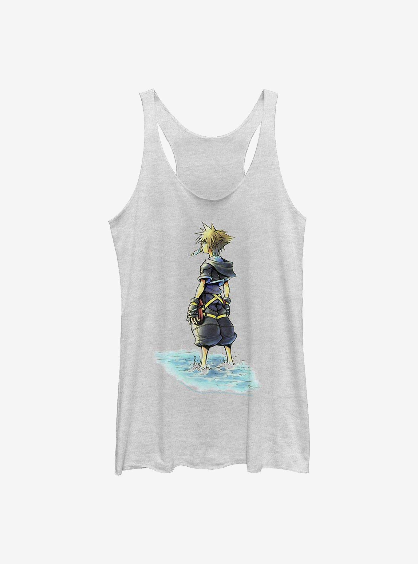 Disney Kingdom Hearts Feet Wet Girls Tank Htr