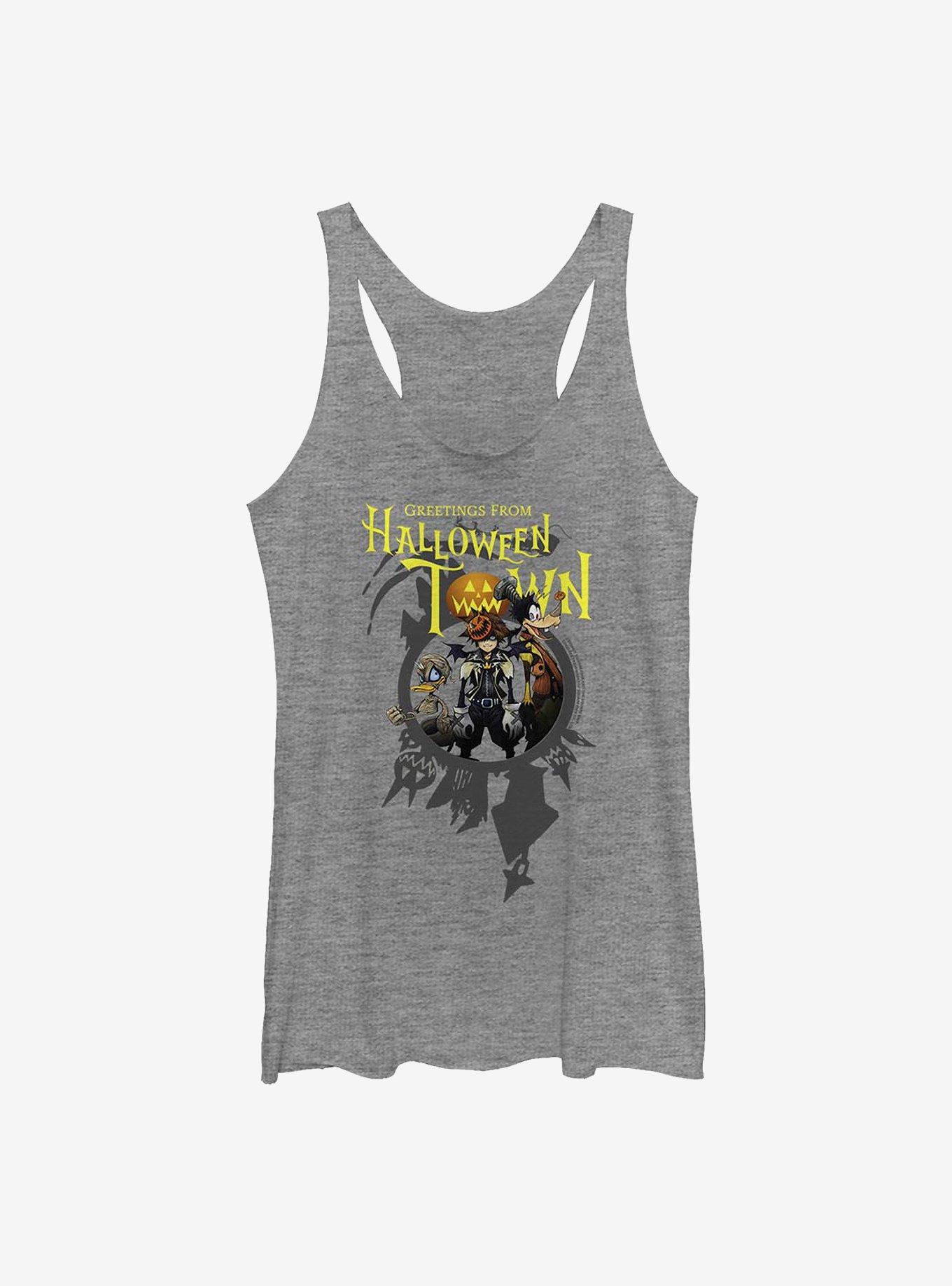 Disney Kingdom Hearts Greetings Halloween Town Girls Tank