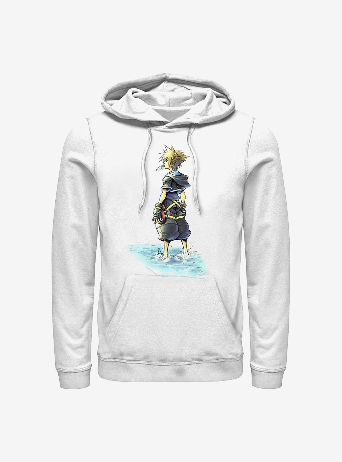 Disney Kingdom Hearts Feet Wet Hoodie, WHITE, hi-res