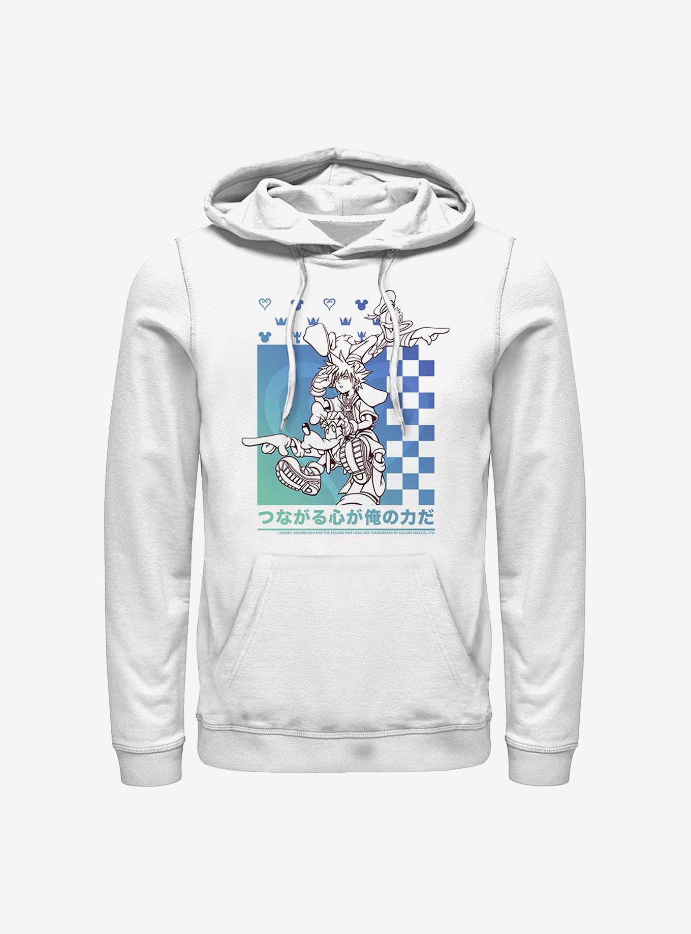 Disney Kingdom Hearts Power Friends Hoodie, WHITE, hi-res