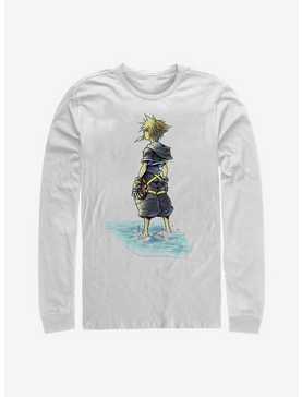 Disney Kingdom Hearts Feet Wet Long-Sleeve T-Shirt, WHITE, hi-res