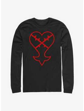 Disney Kingdom Hearts Heartless Symbol Long-Sleeve T-Shirt, , hi-res