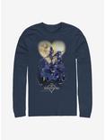 Disney Kingdom Hearts Poster Logo Long-Sleeve T-Shirt, NAVY, hi-res
