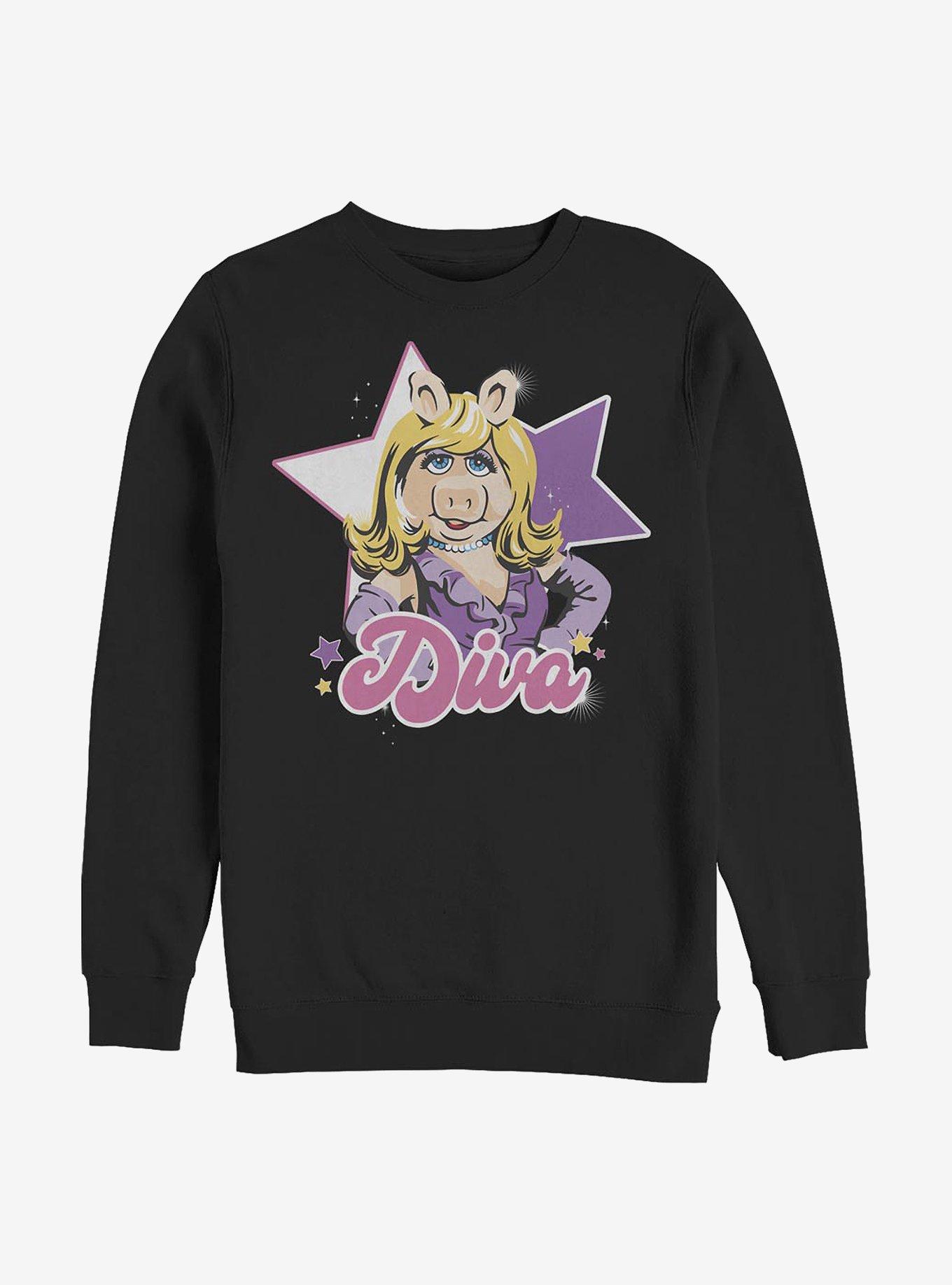 Disney The Muppets Diva Piggy Crew Sweatshirt, , hi-res