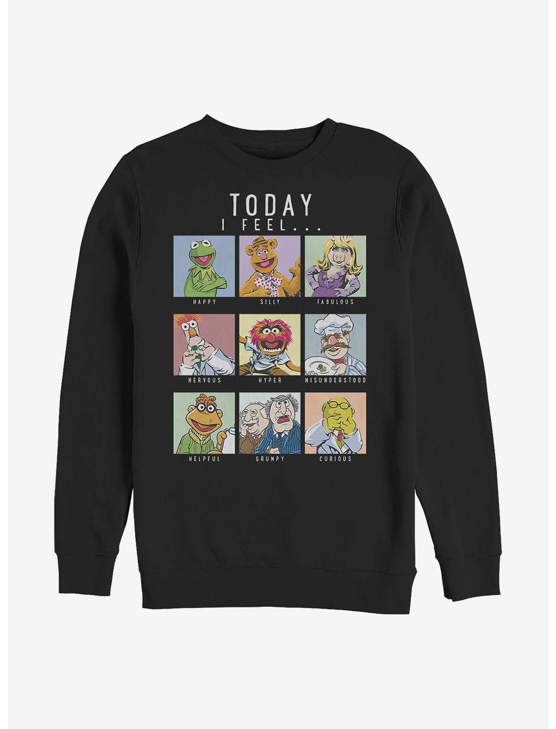 Disney The Muppets Muppet Mood Crew Sweatshirt, BLACK, hi-res