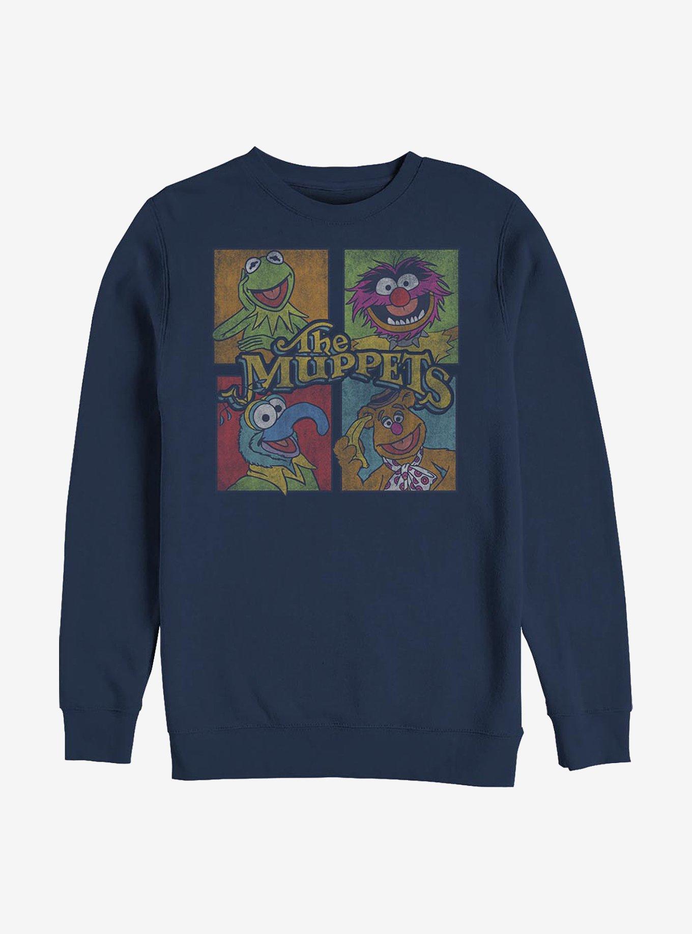Disney The Muppets Muppet Square Crew Sweatshirt, NAVY, hi-res