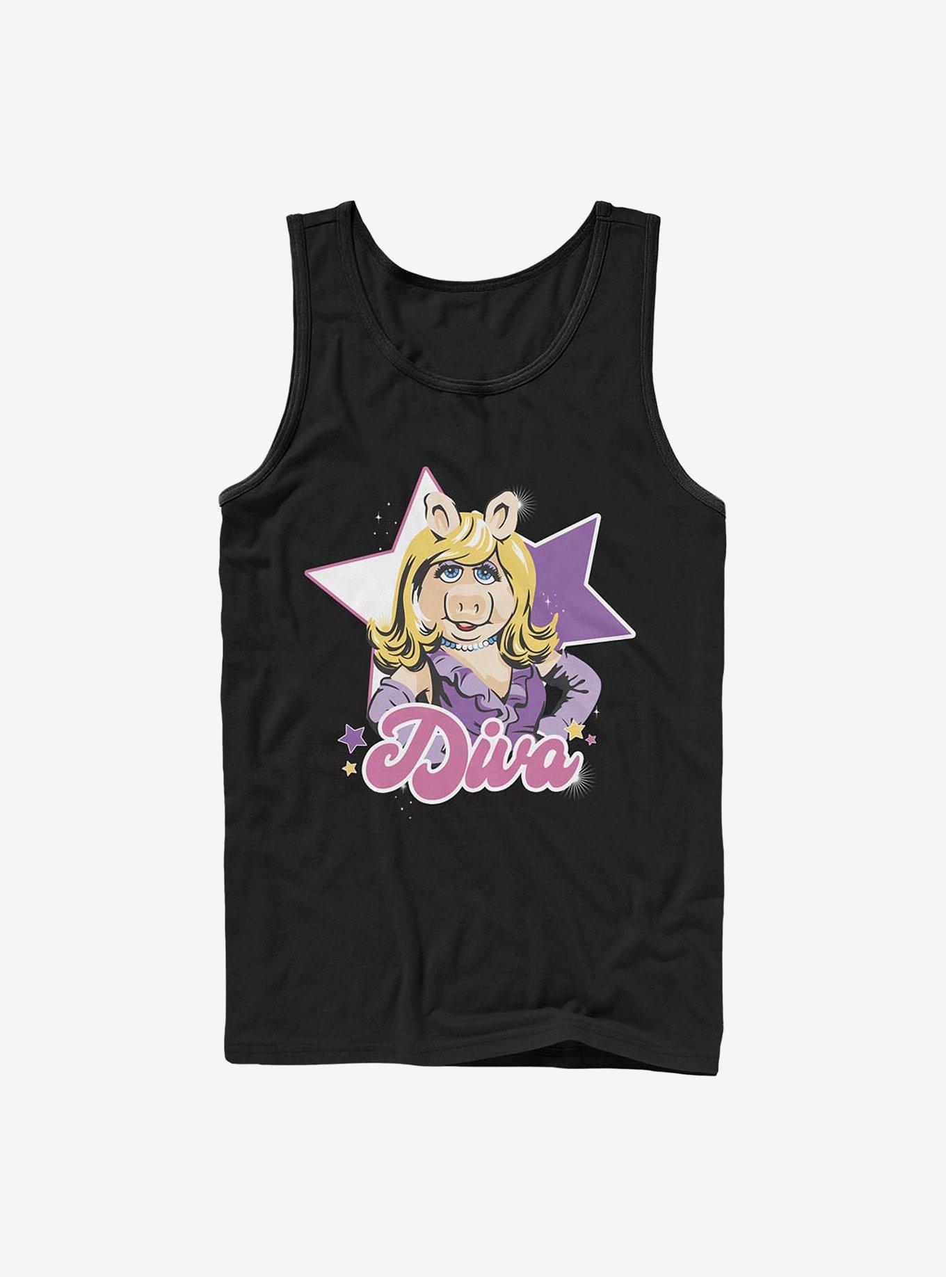 Disney The Muppets Diva Piggy Tank, BLACK, hi-res