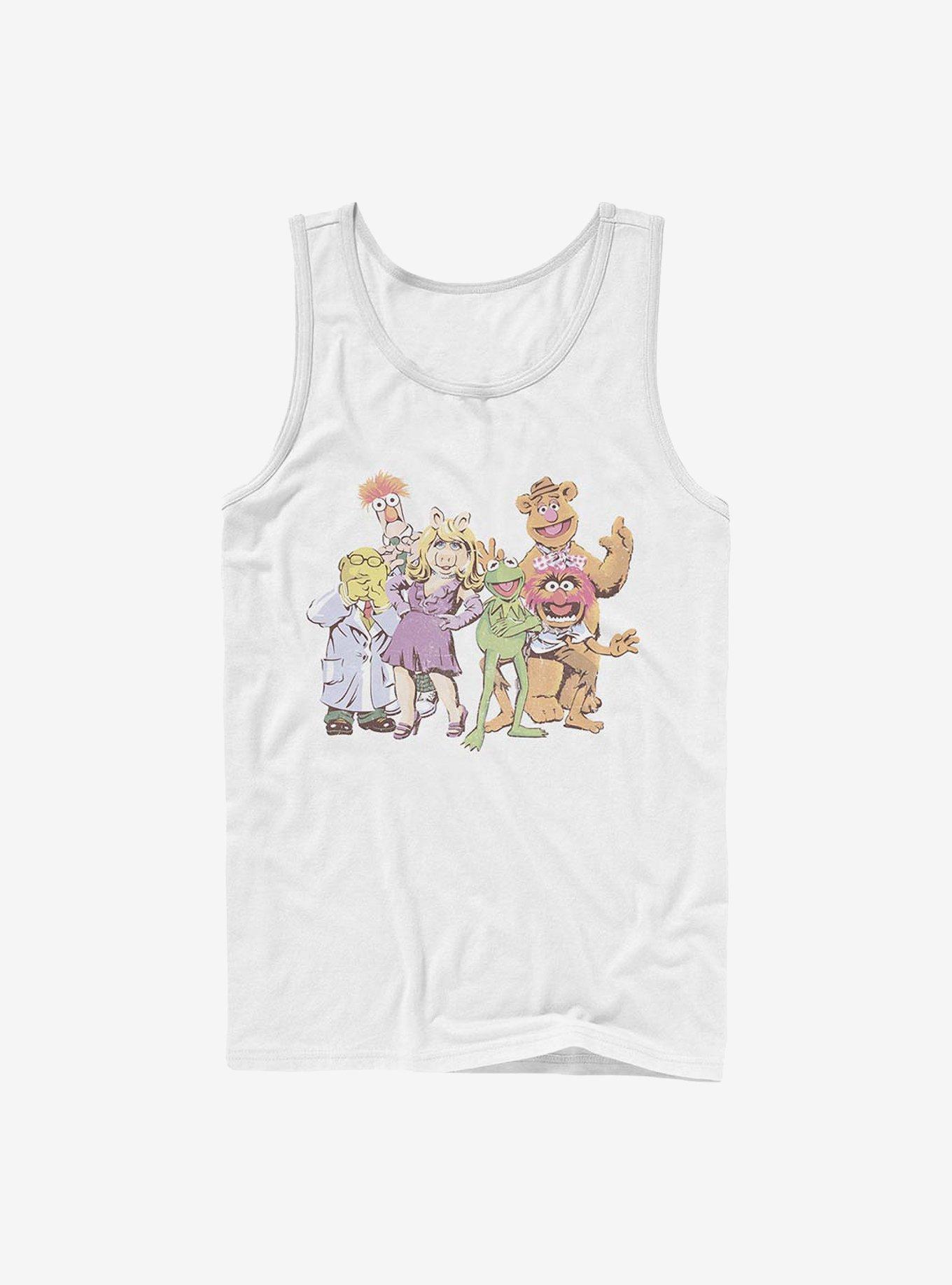 Disney The Muppets Muppet Gang Tank, WHITE, hi-res