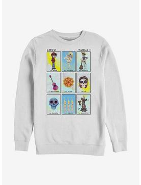 Disney Pixar Coco Card Art Crew Sweatshirt, , hi-res