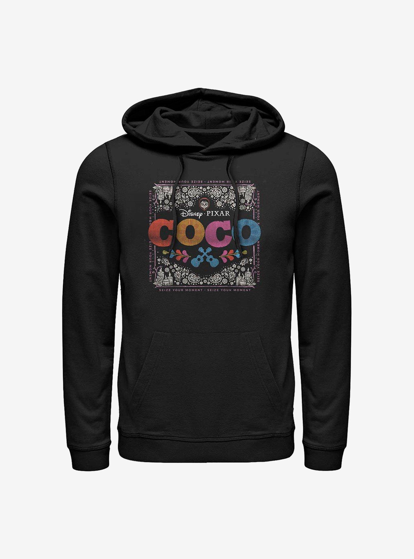 Disney Pixar Coco Bandana Hoodie, BLACK, hi-res