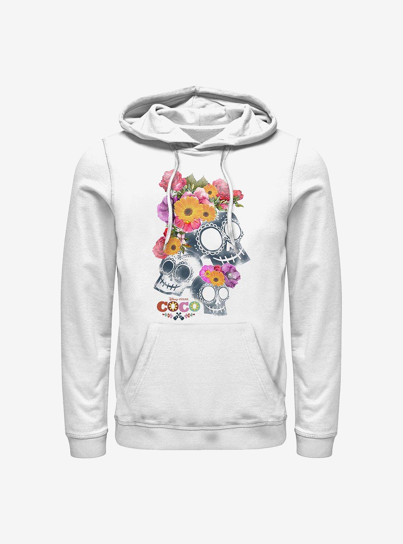 Disney Pixar Coco Calaveras Hoodie, WHITE, hi-res