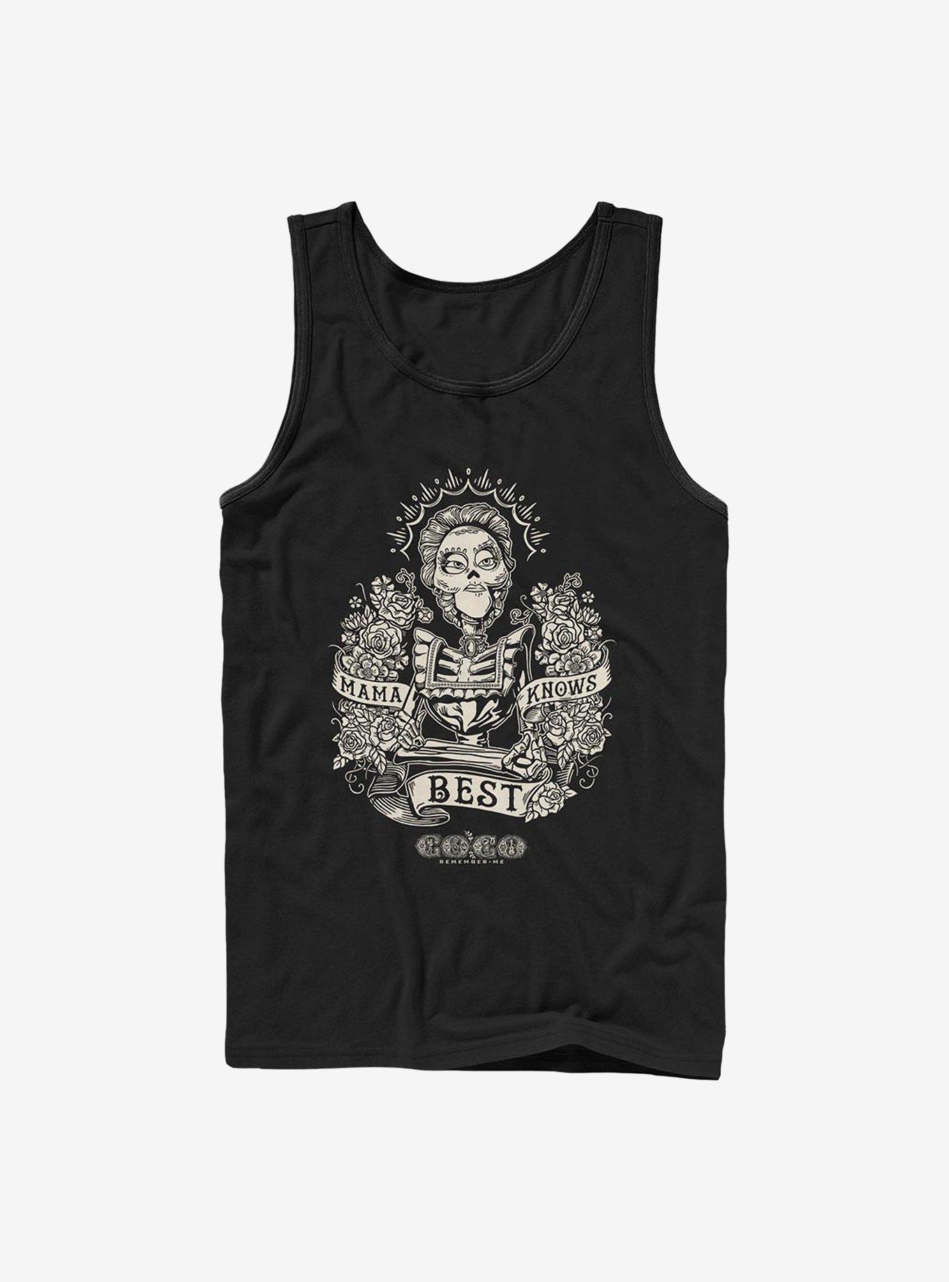 Disney Pixar Coco Mama Knows Best Tank, BLACK, hi-res