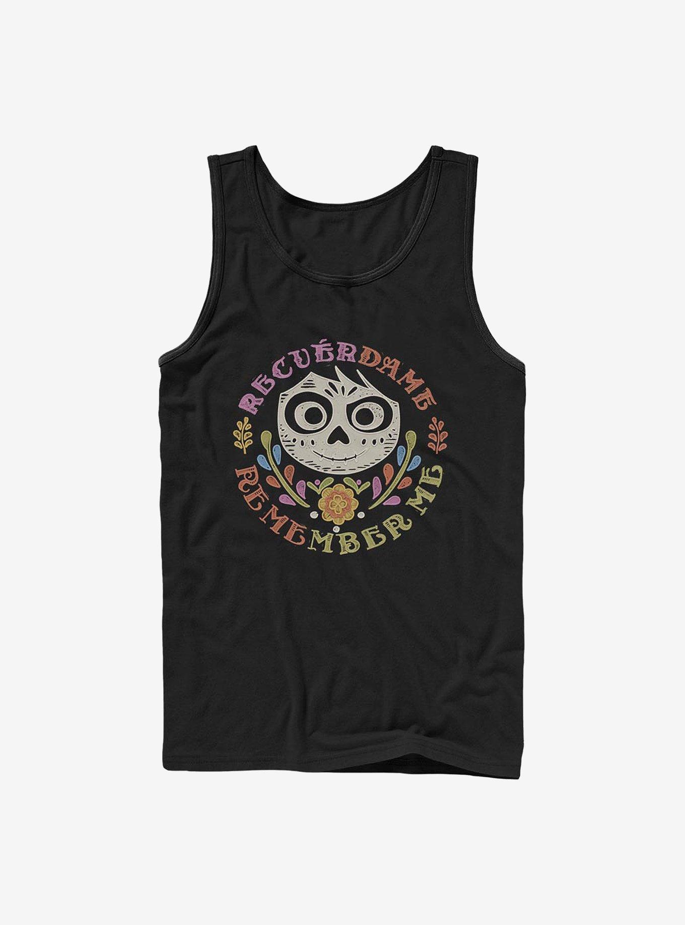 Disney Pixar Coco Remember Me Tank, BLACK, hi-res
