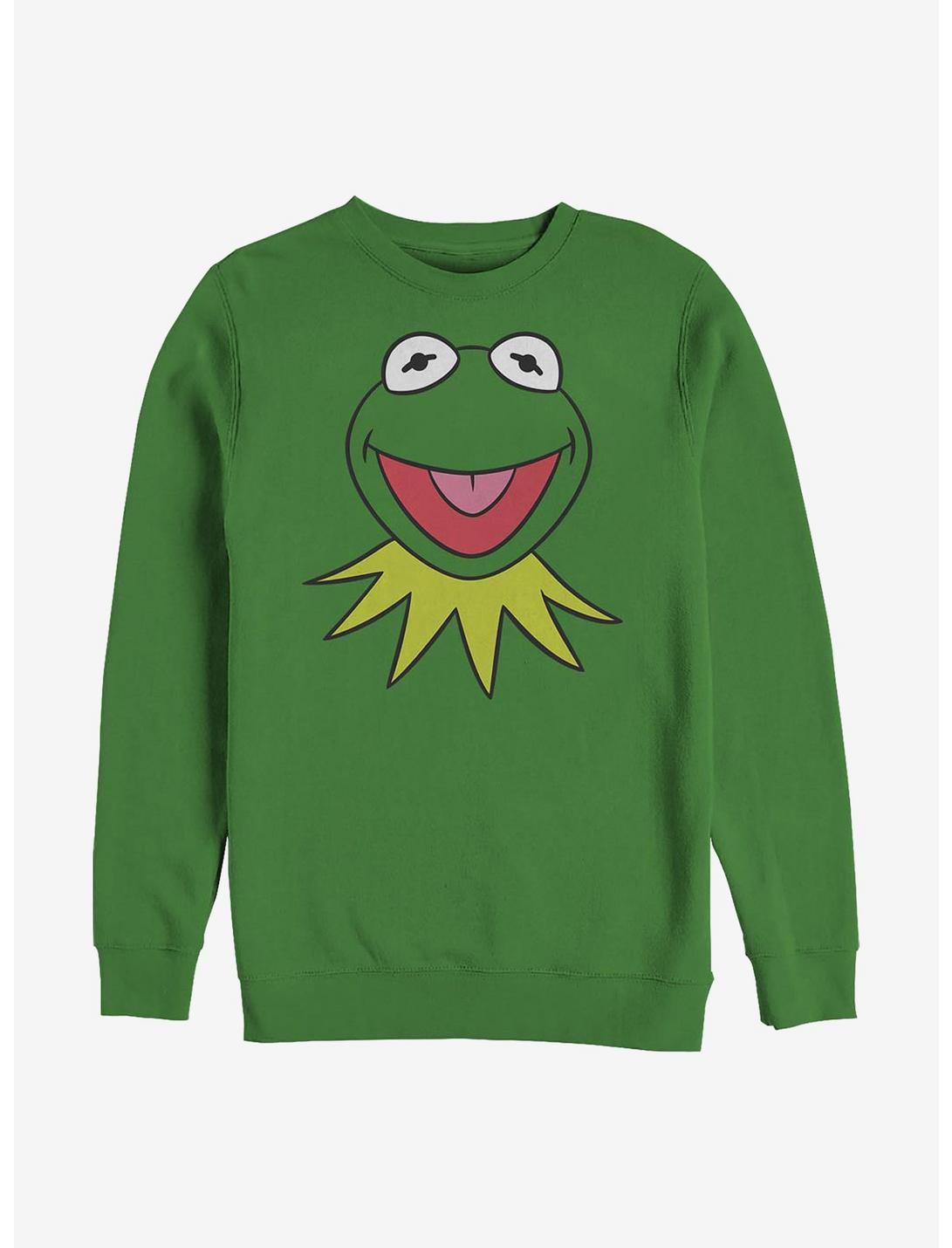 Disney The Muppets Kermit Big Face Crew Sweatshirt, KELLY, hi-res