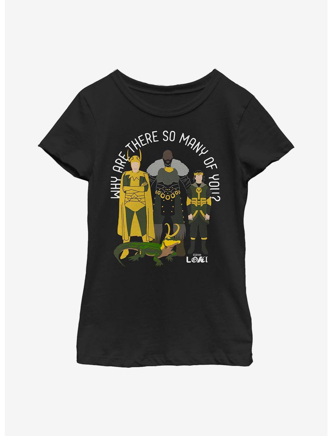 Marvel Loki Mischief And Chaos Youth Girls T-Shirt, BLACK, hi-res