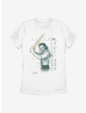 Marvel Loki Love Is Like A Dagger Womens T-Shirt, , hi-res
